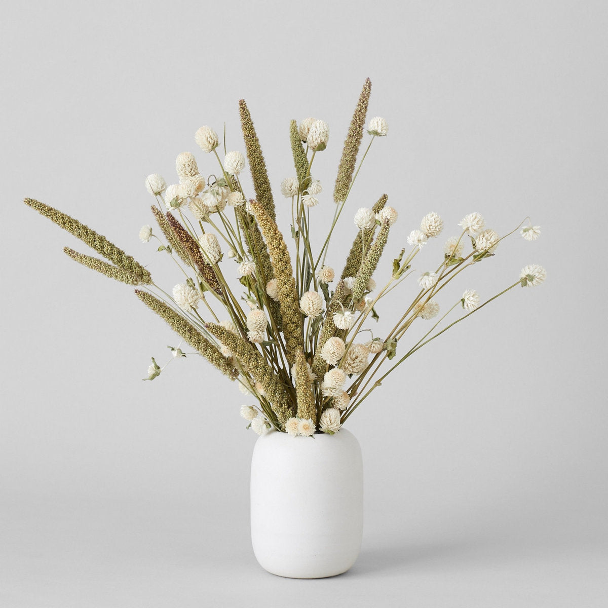 Oval Vase In Eggshell - Bloomist