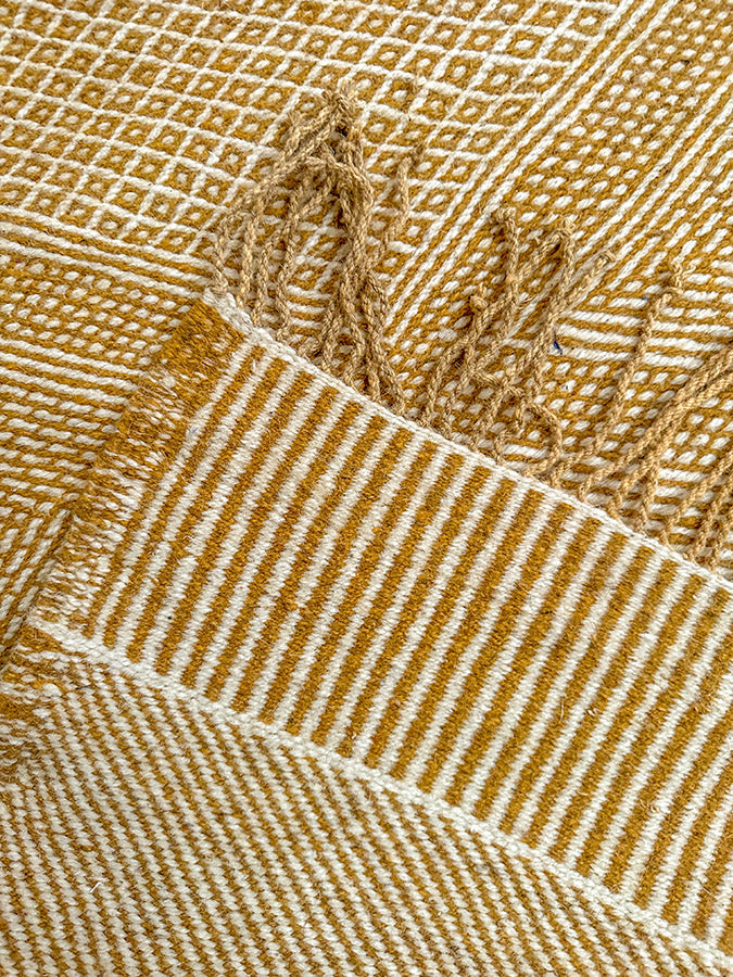 Handwoven Diamond Trellis Rug