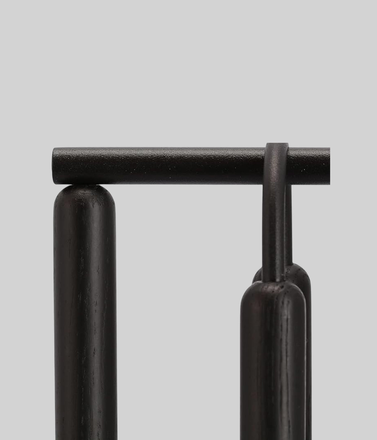 Minimalist 5-piece indoor hearth tool set with magnetic stand