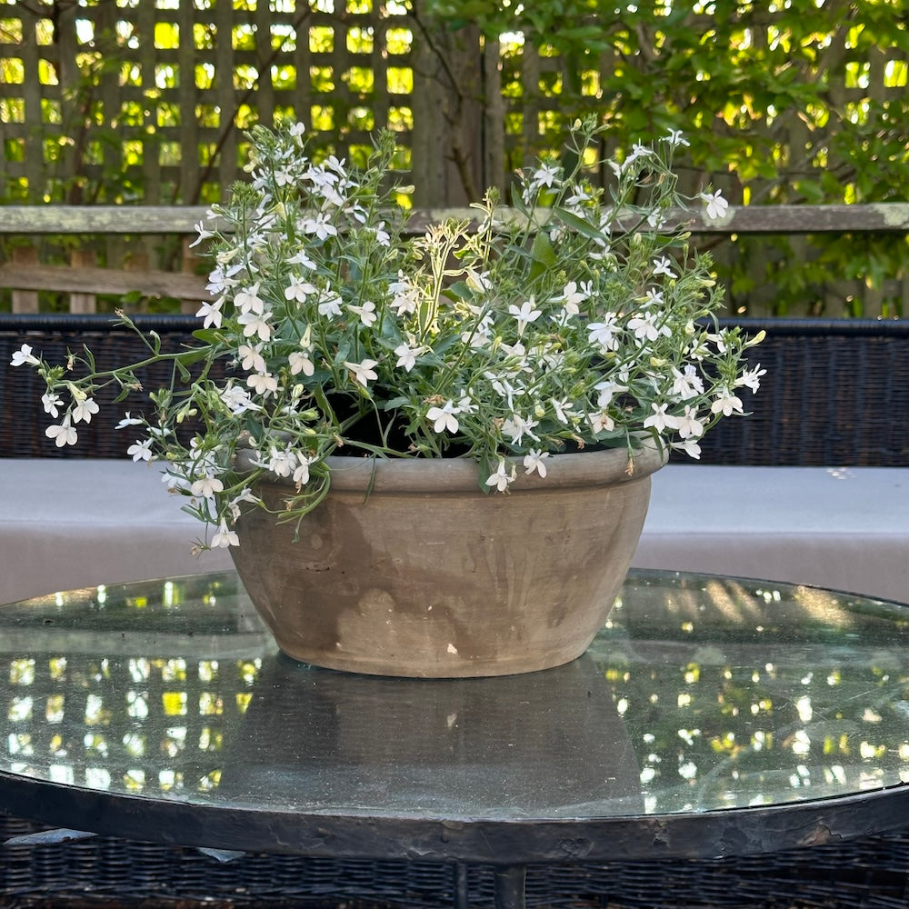 Vintage Grey Planter, Medium