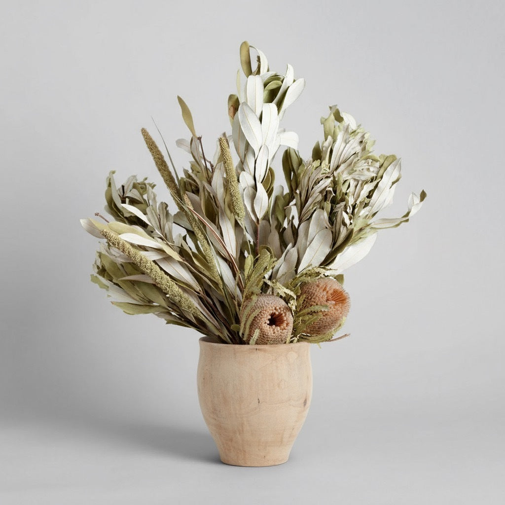 dried floral arrangement