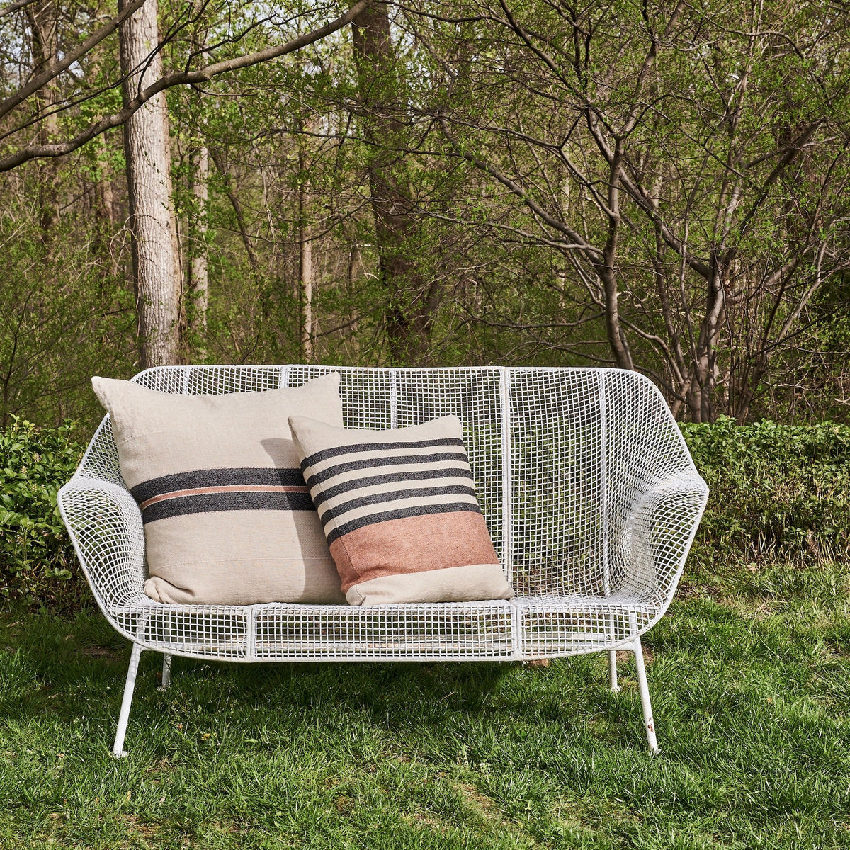 Stripe Pillow Cover made from 100% linen