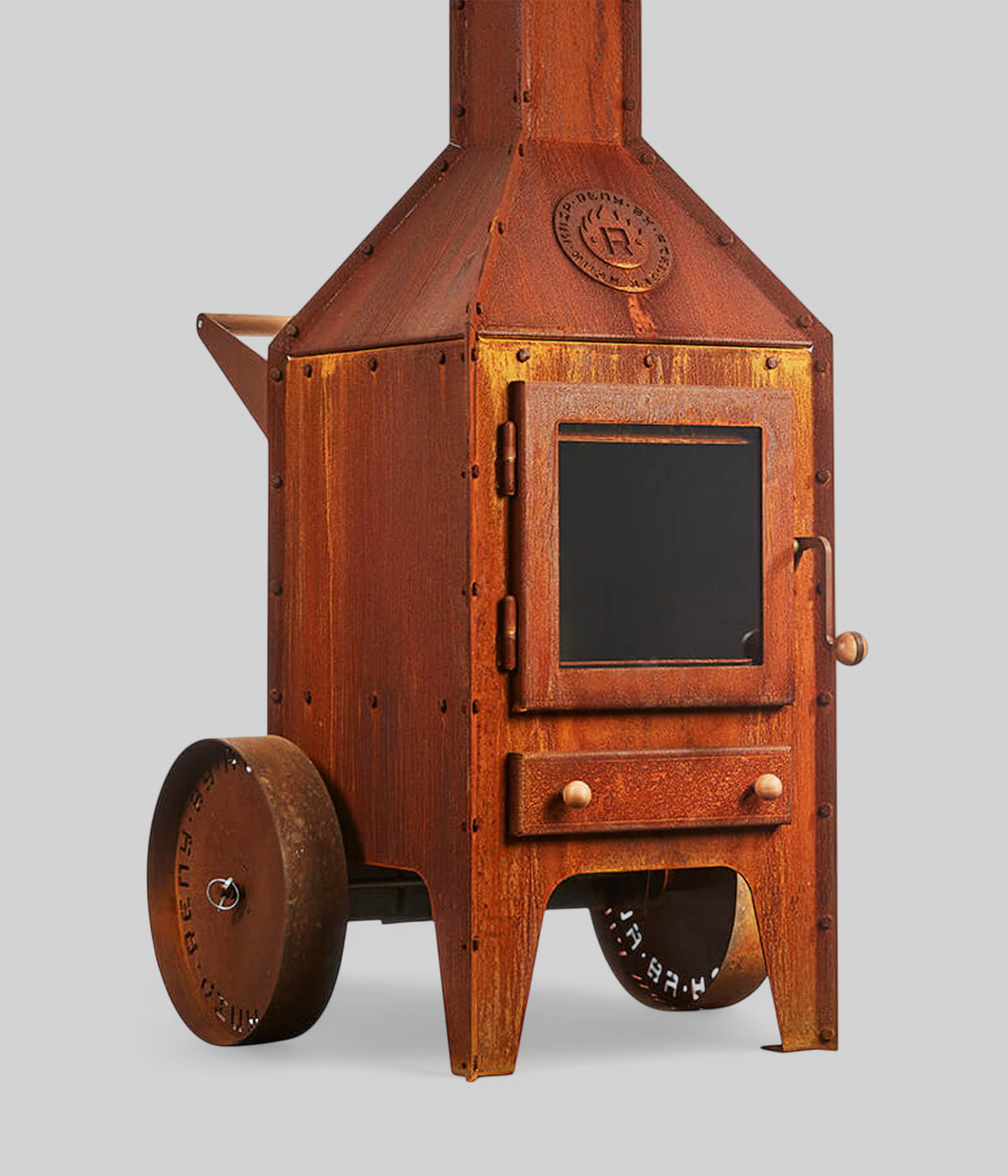 Bijuga Outdoor Wood Burning Fireplace