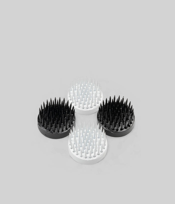 Niwaki Black and White Kenzan Flower Frog Set
