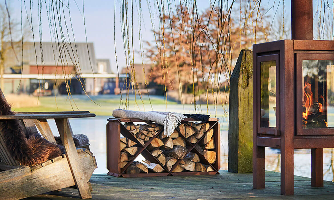 modular firewood organization