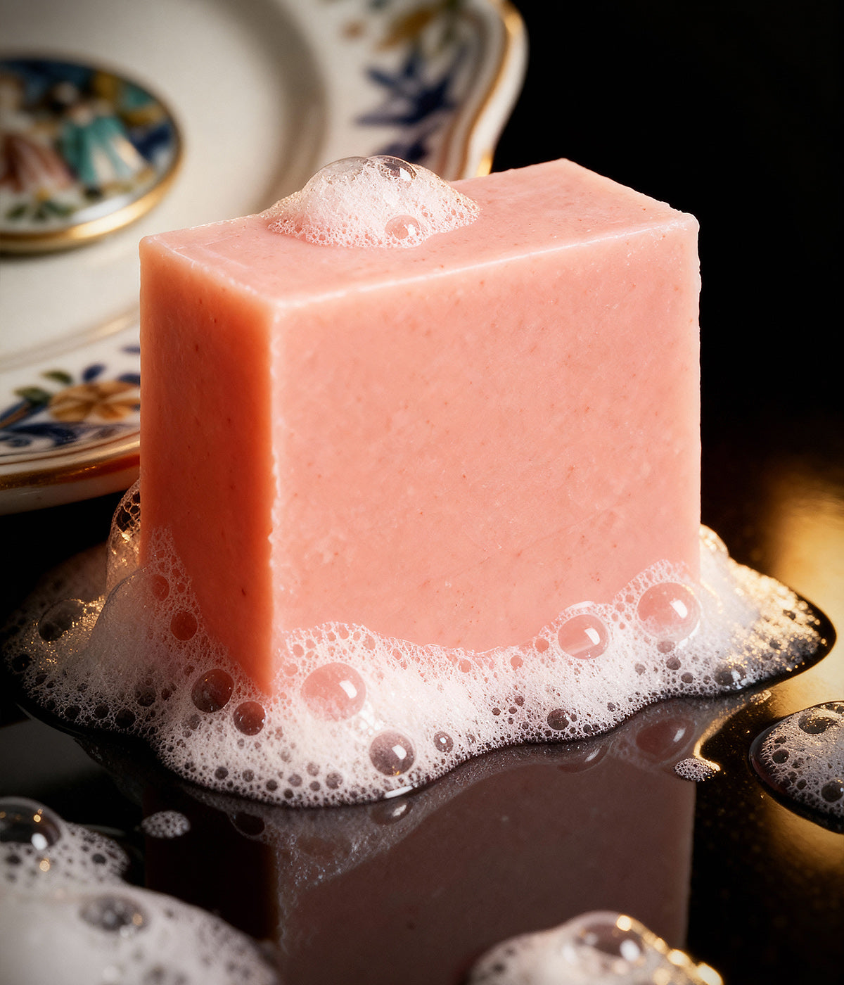 Lavendar Soap Bar that creates a soft, milky lather for a non-stripping cleanse