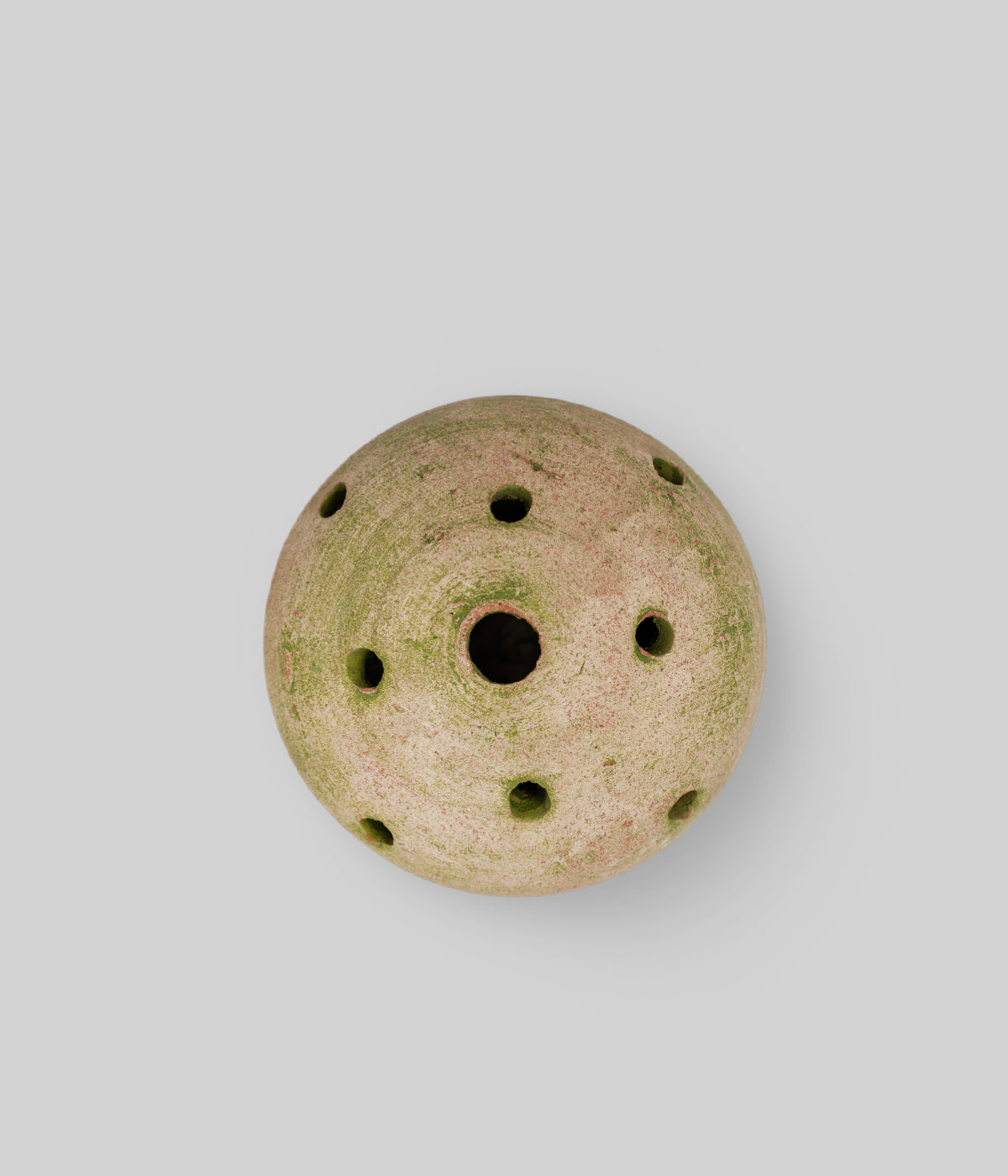 Small terra cotta frog vase for fresh flowers, dried, or faux stems