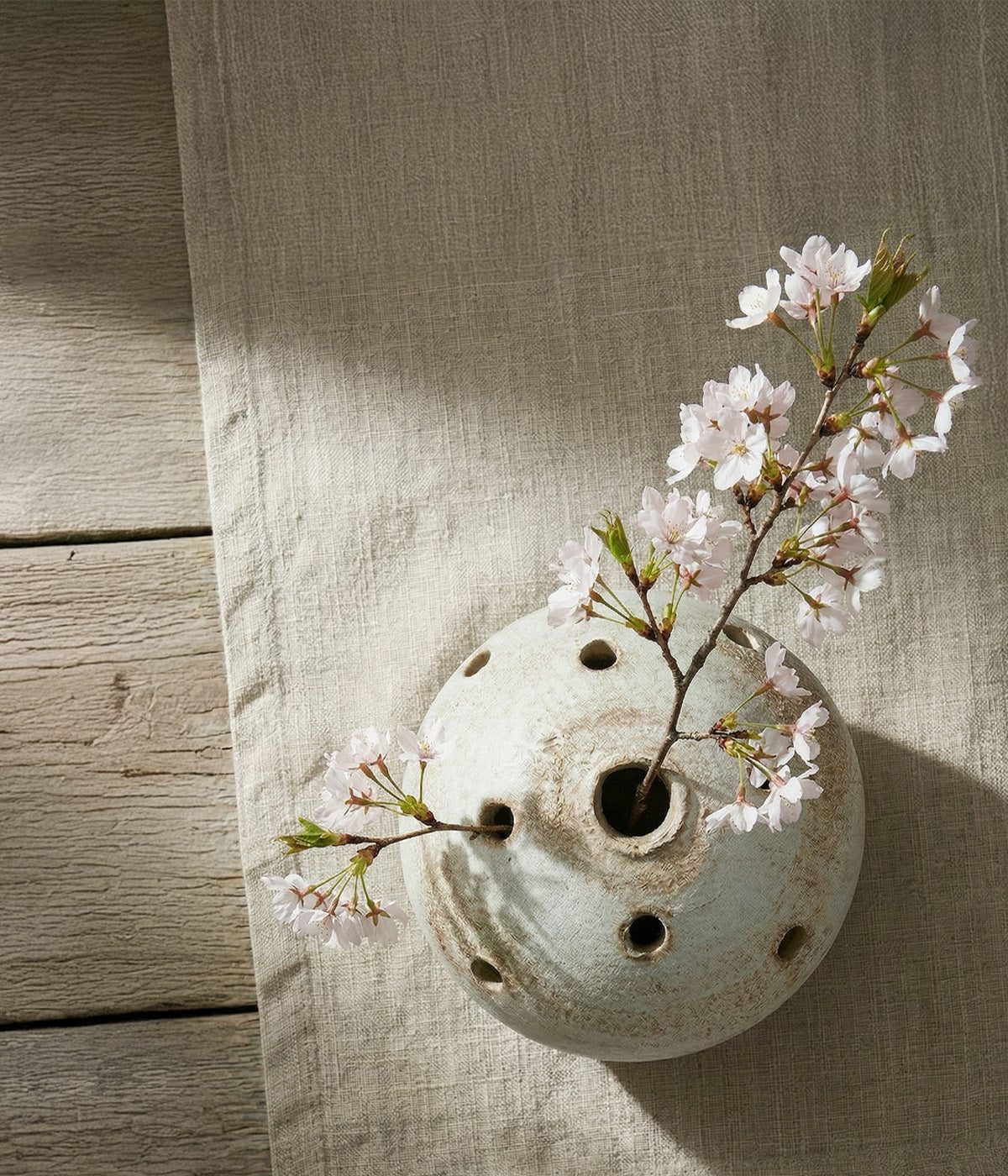 White ceramic frog vase with multiple openings