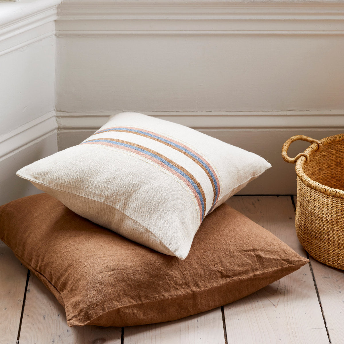 Washed Linen Pillow, 24 x 24 - Bloomist