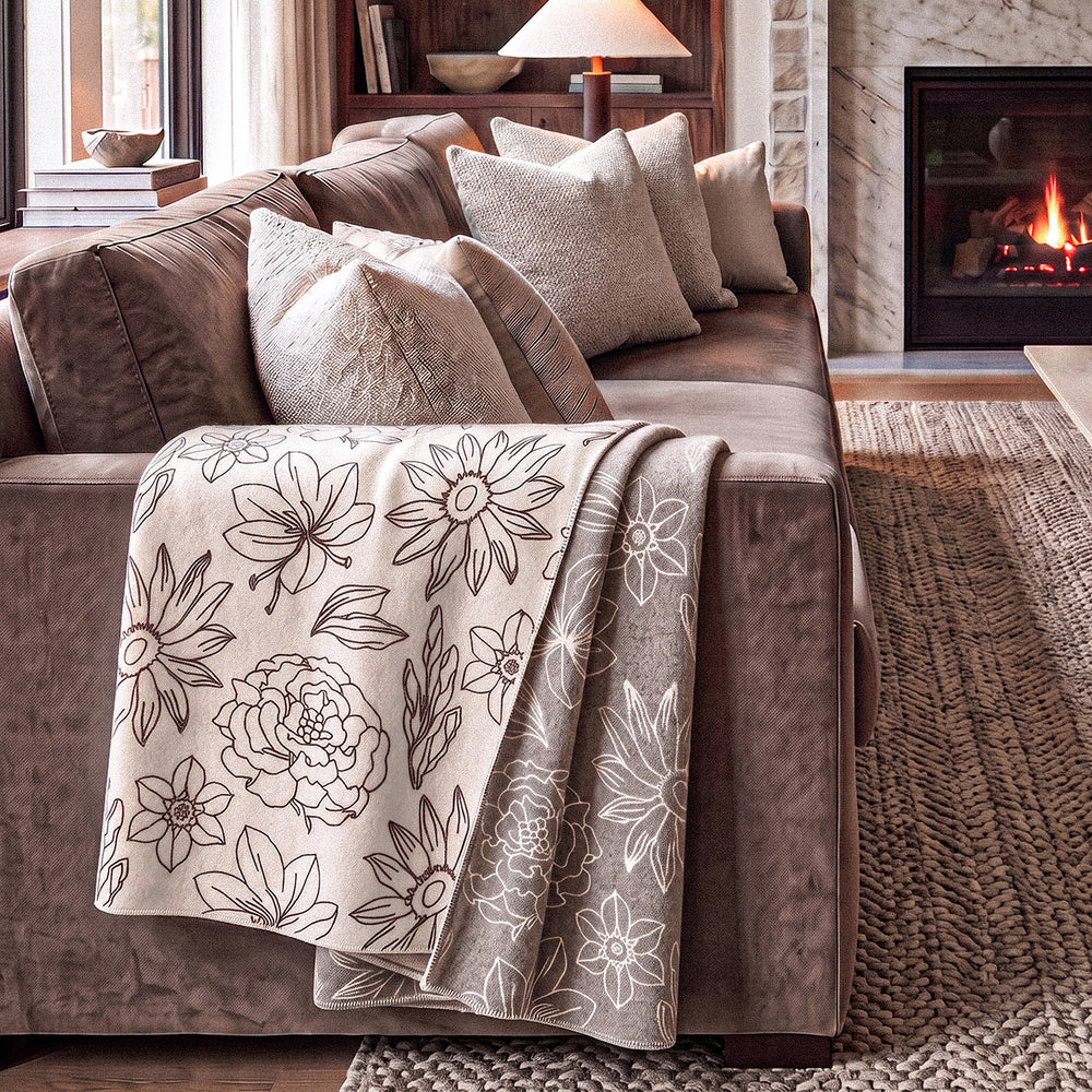[PRE-ORDER] The Flora Cashmere Throw