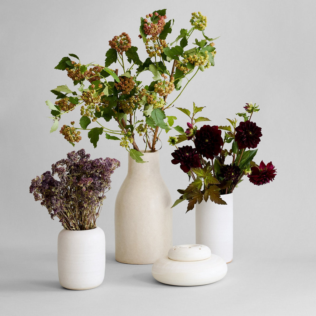 Oval Vase In Eggshell - Bloomist