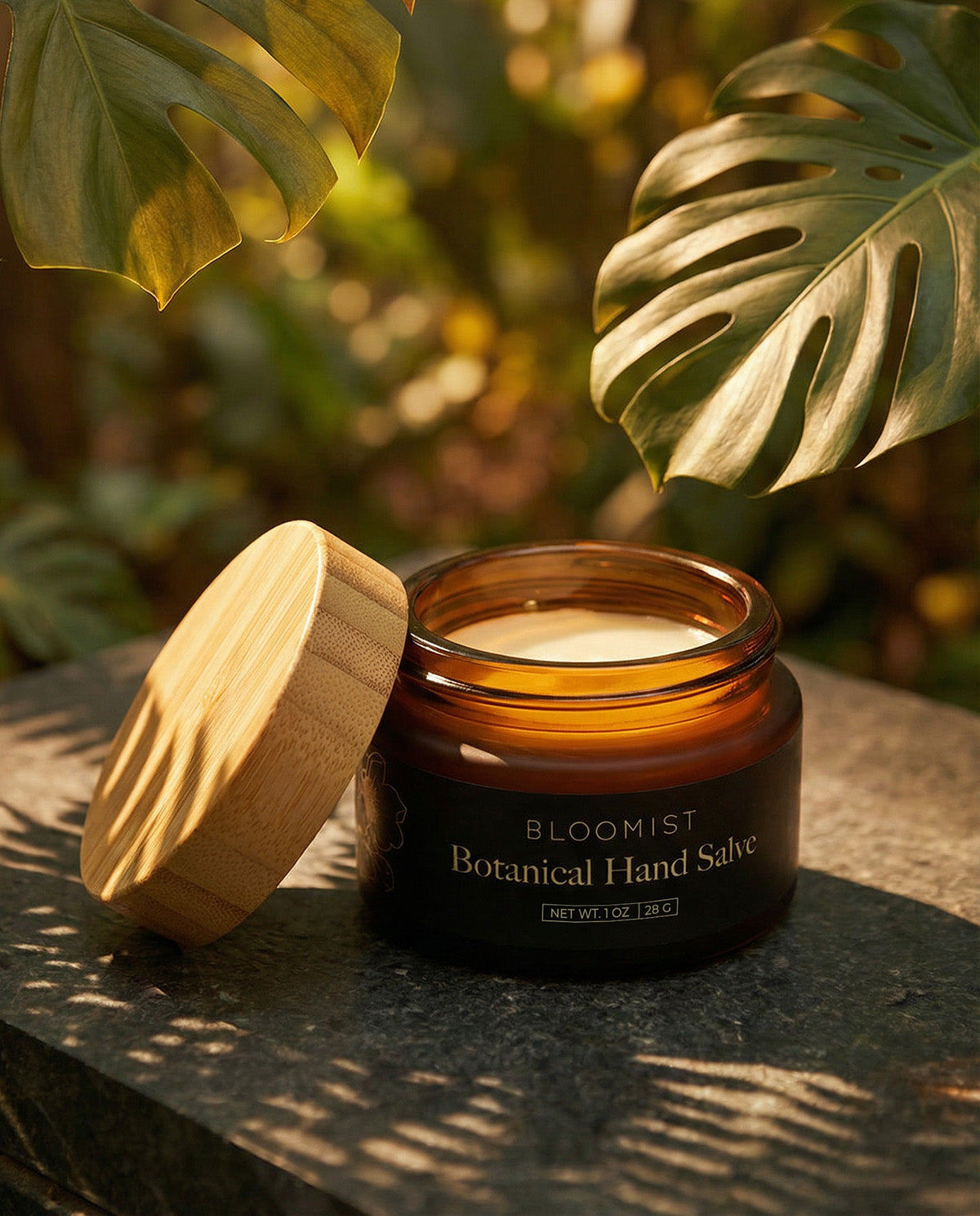 Plant-based skin salve with milk thistle and beeswax