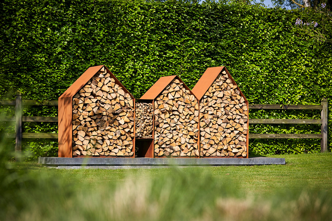 Bruges Wood Storage Outdoor System