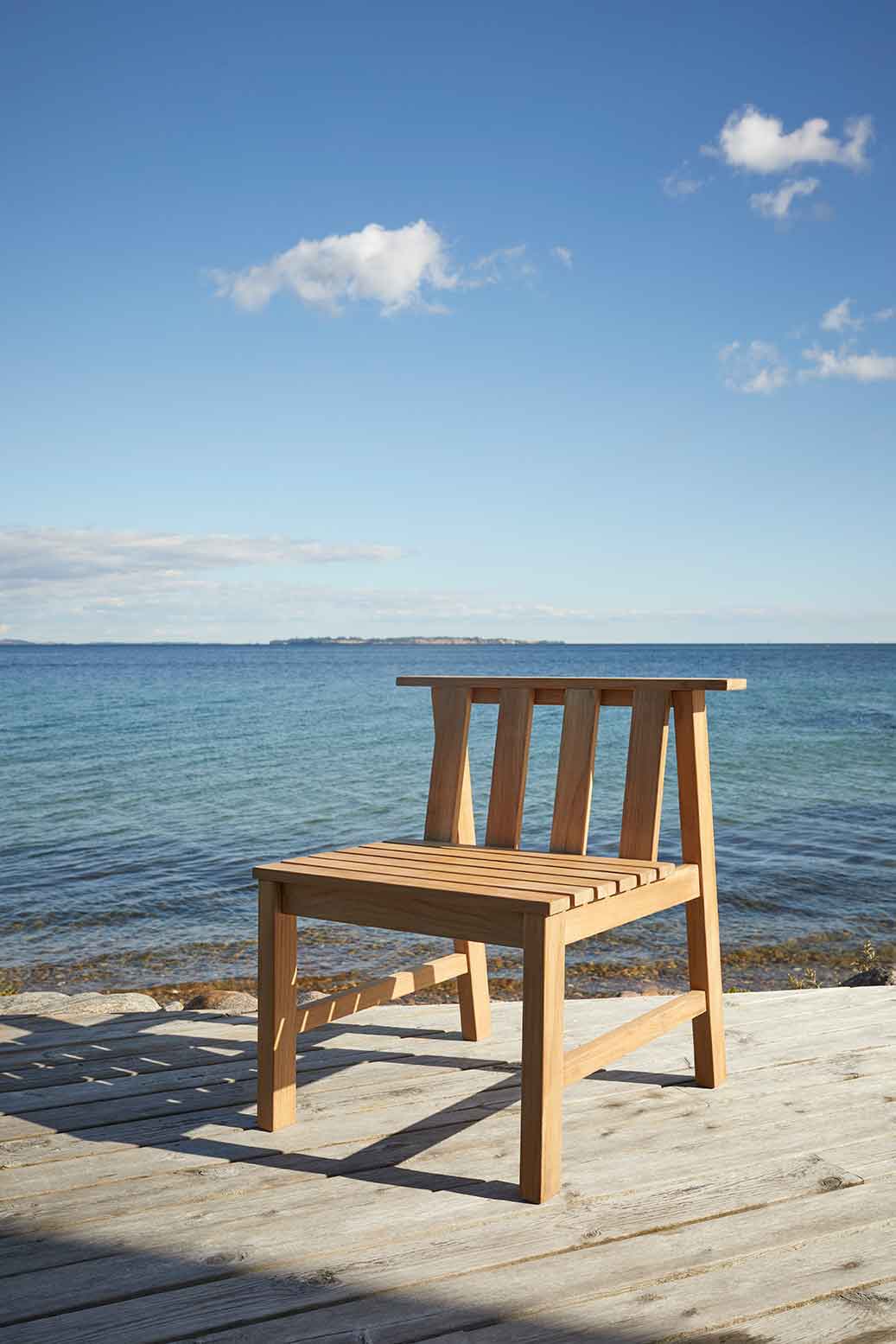 timeless wooden patio chair
