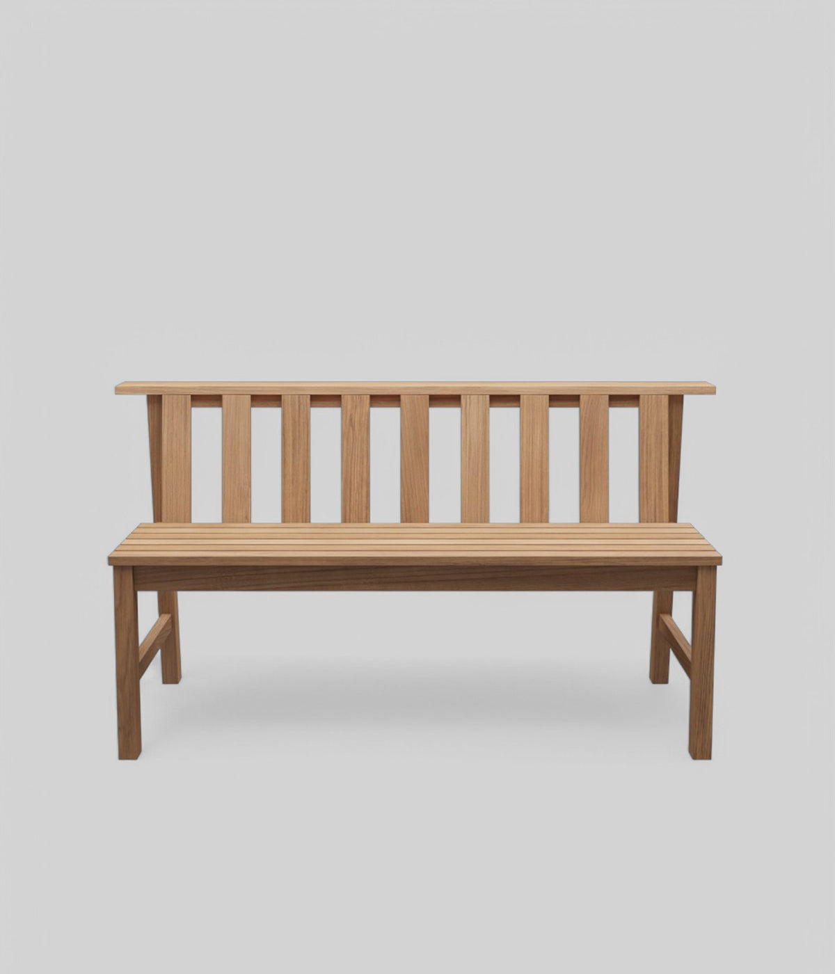 outdoor teak bench