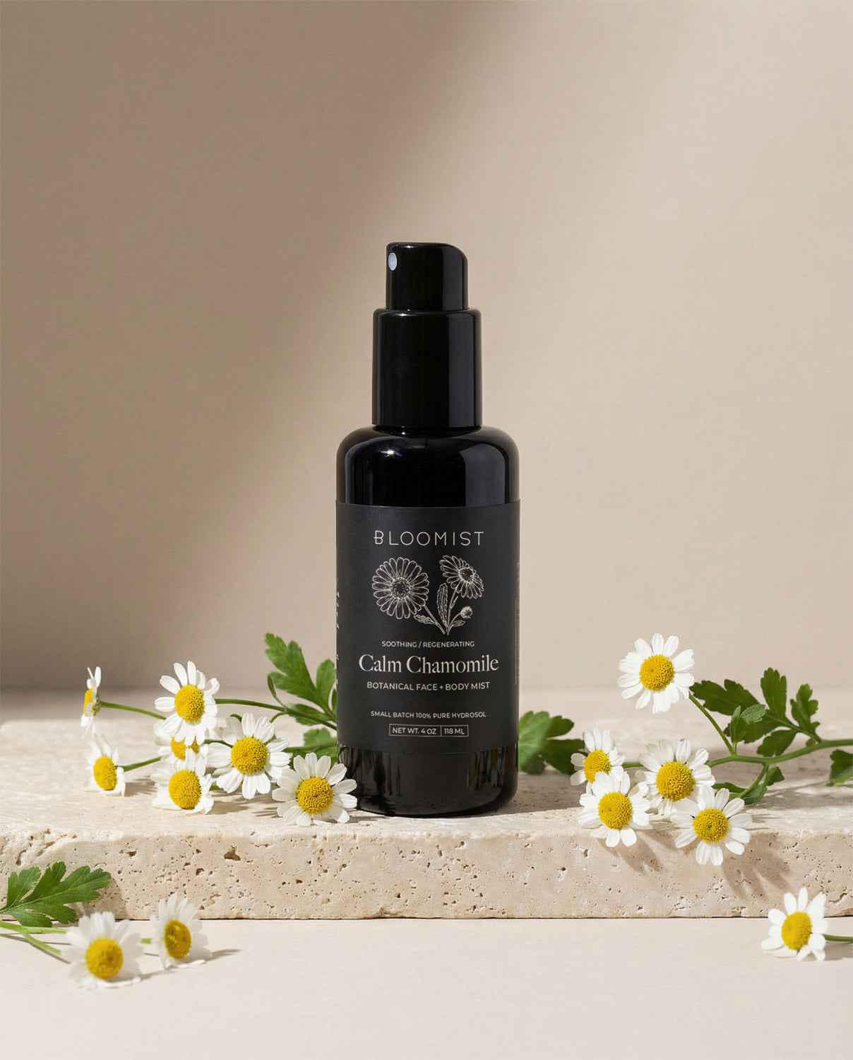 Calming Chamomile Face & Body Mist with herbal blend