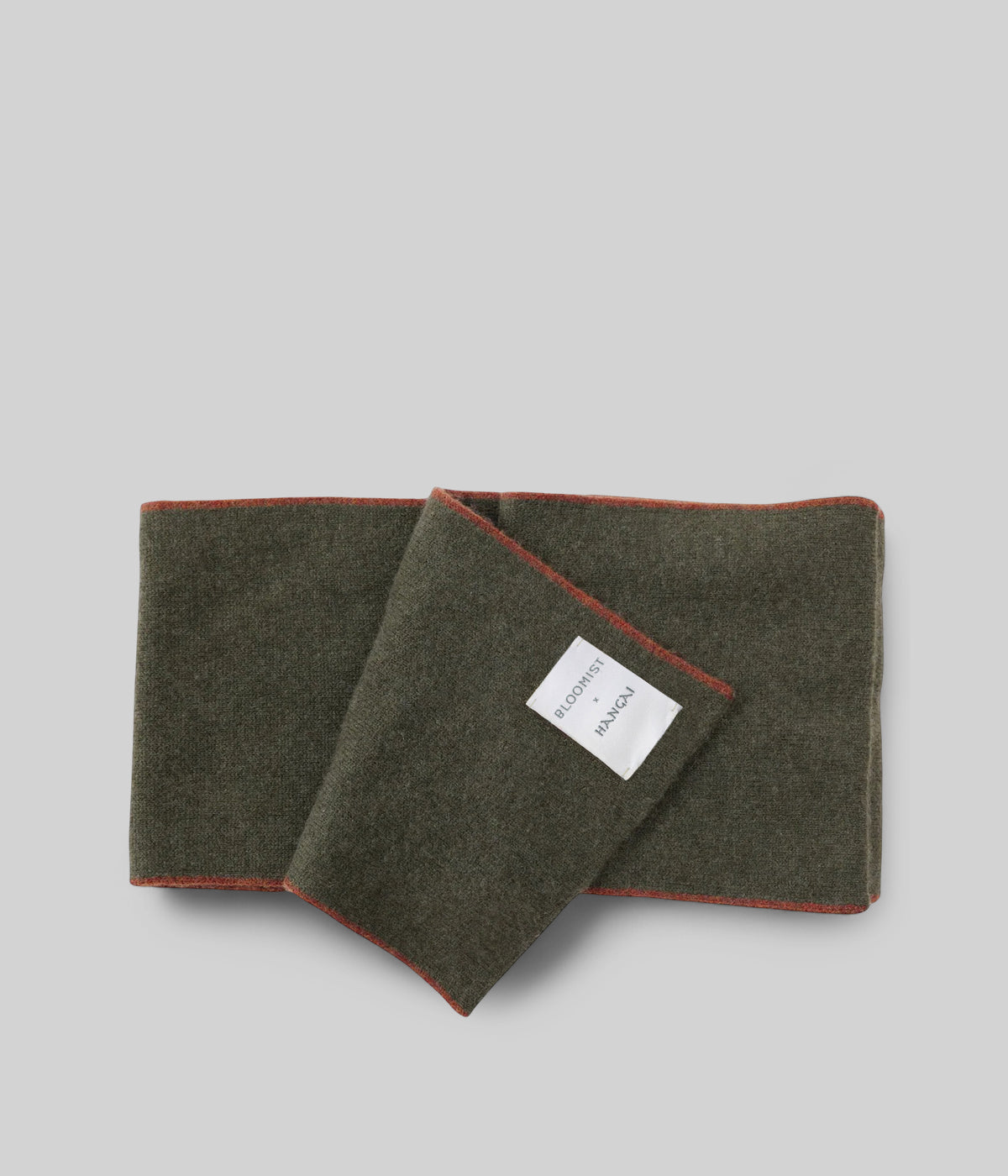 green cashmere scarf