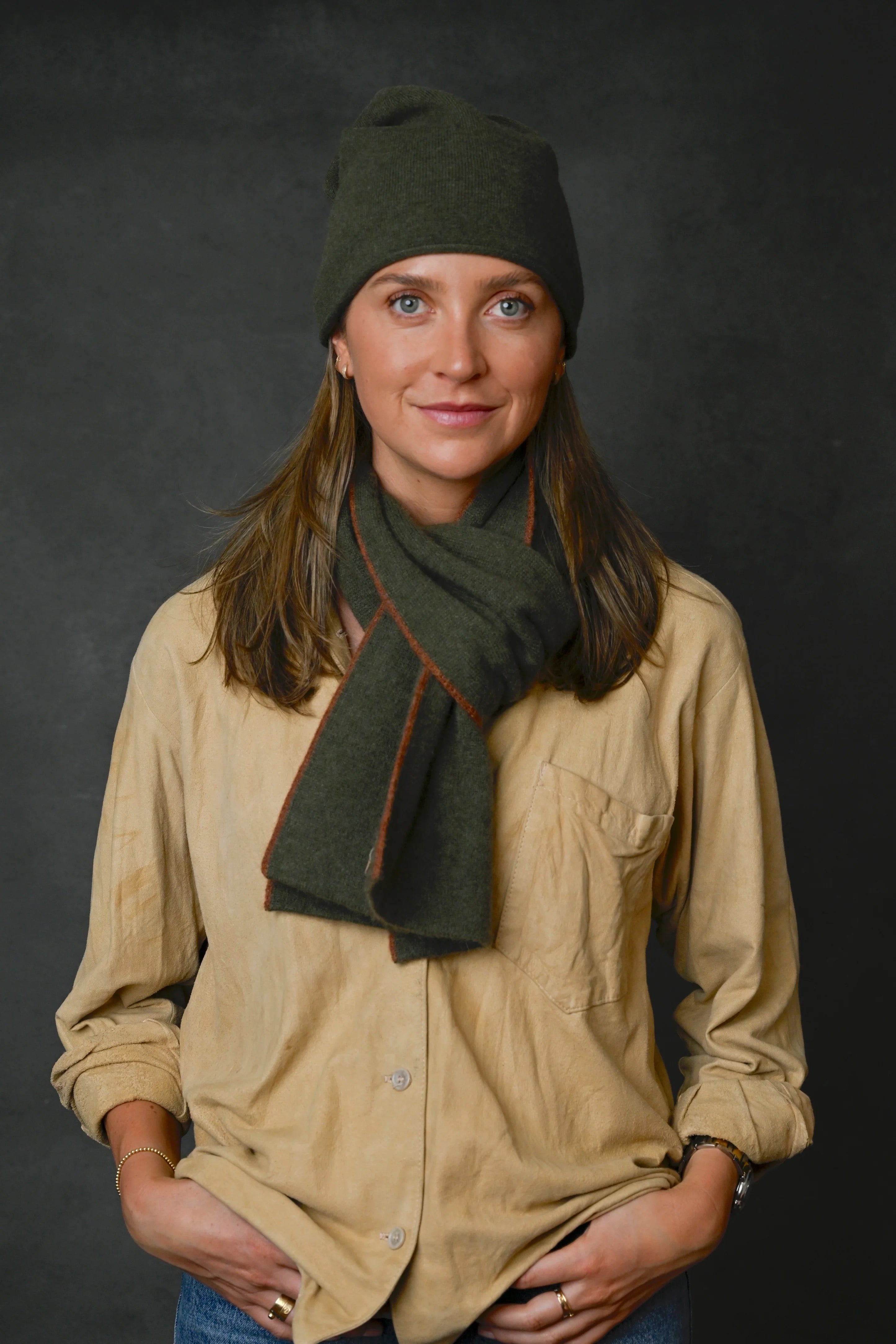 100% Mongolian cashmere scarf