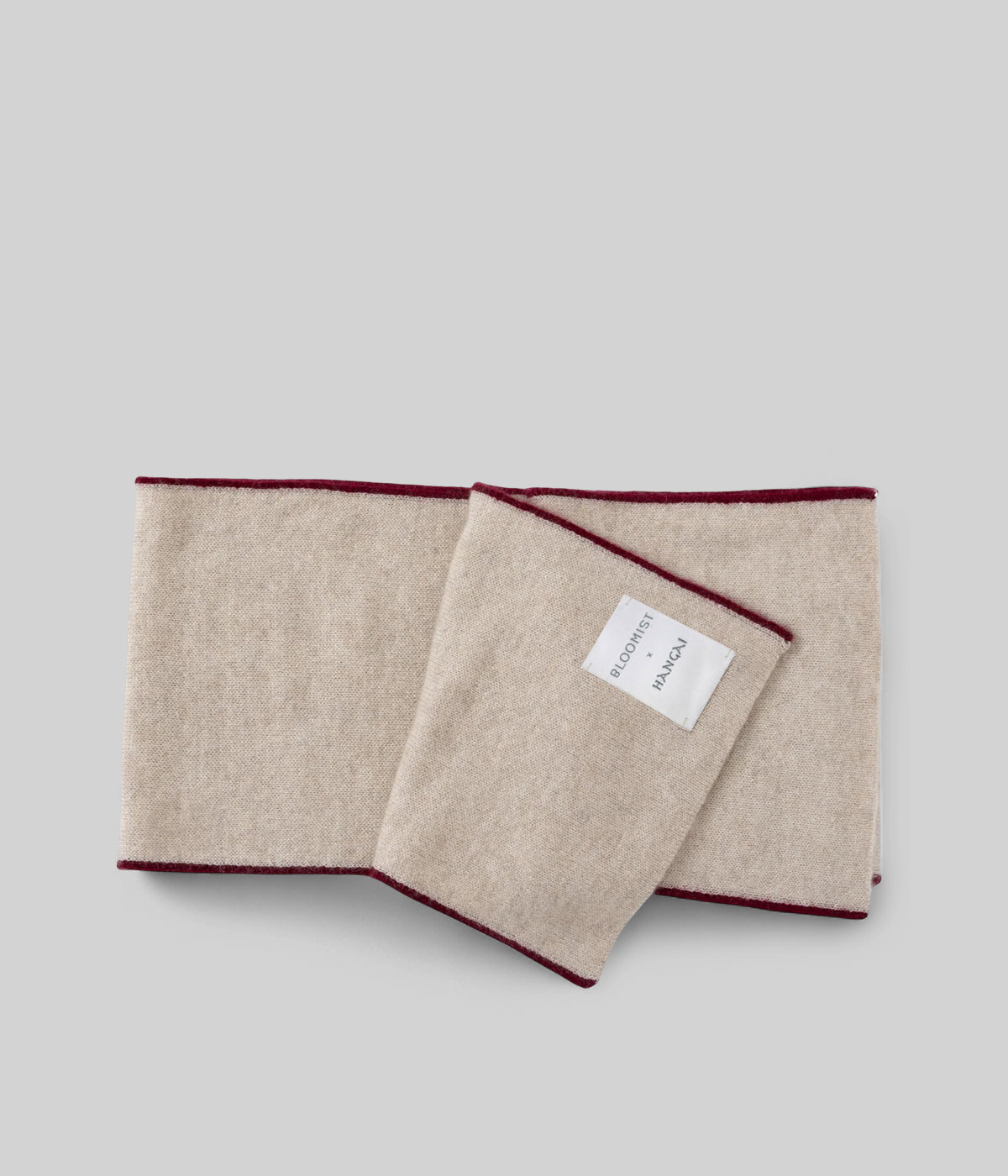 beige cashmere scarf