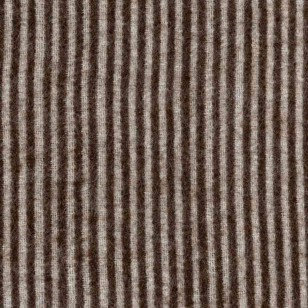 Cortez throw close-up showing micro stripe curving with fabric construction