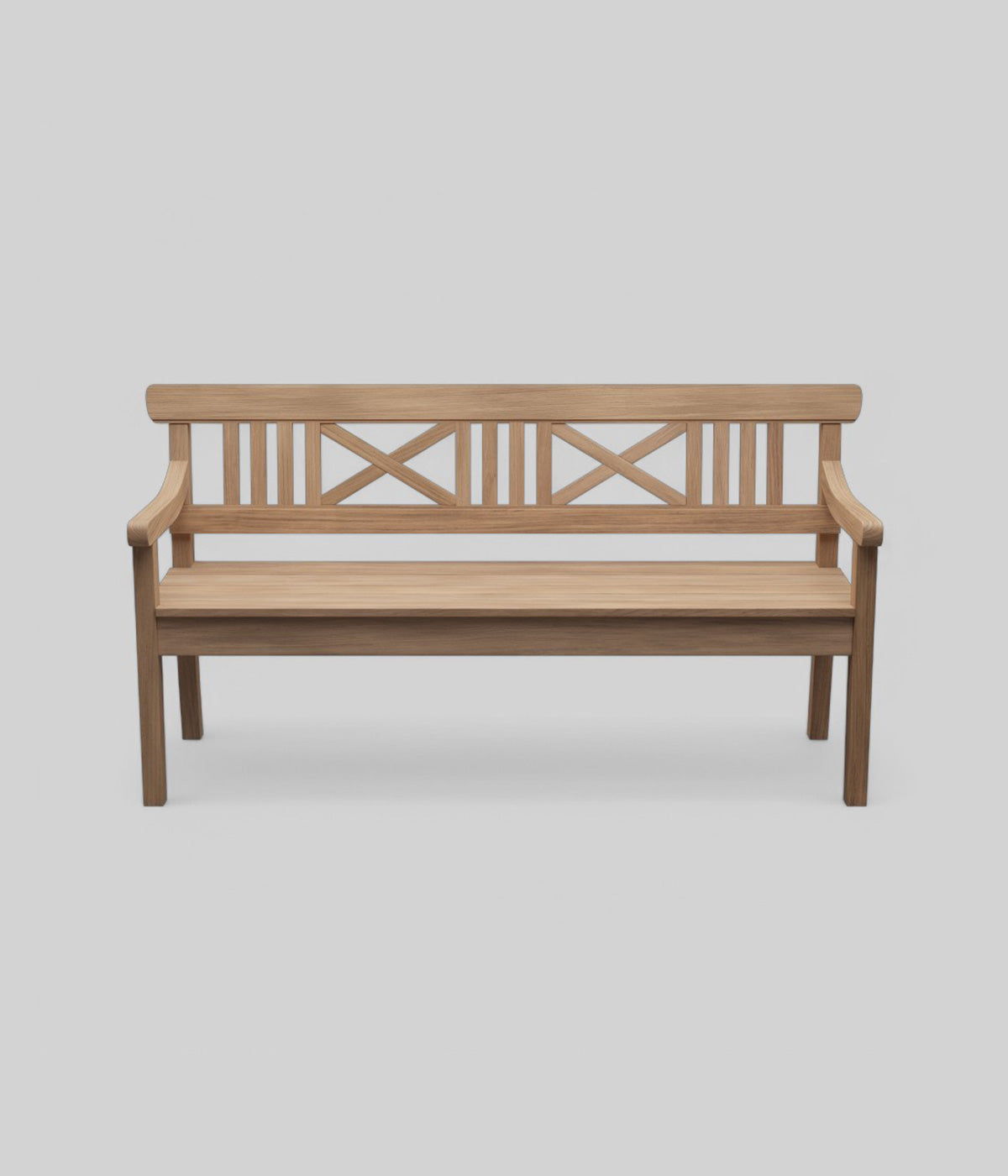 teak wood bench
