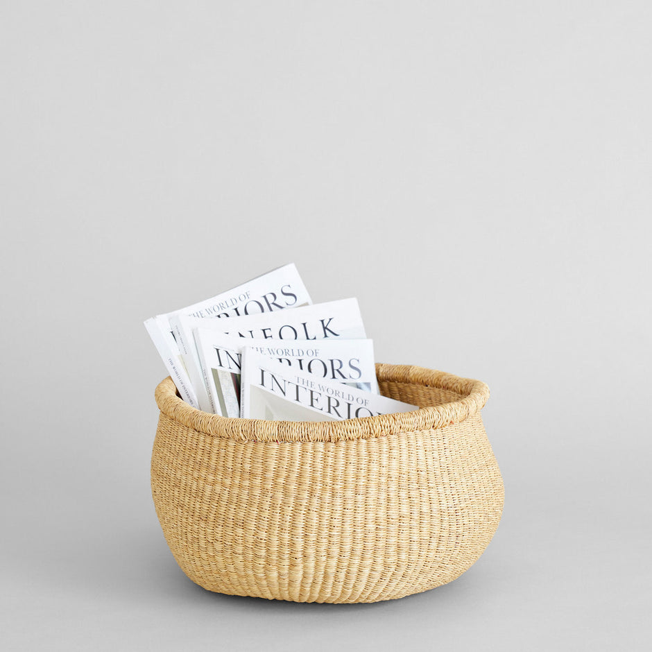Natural Bolga Nesting Basket - Bloomist