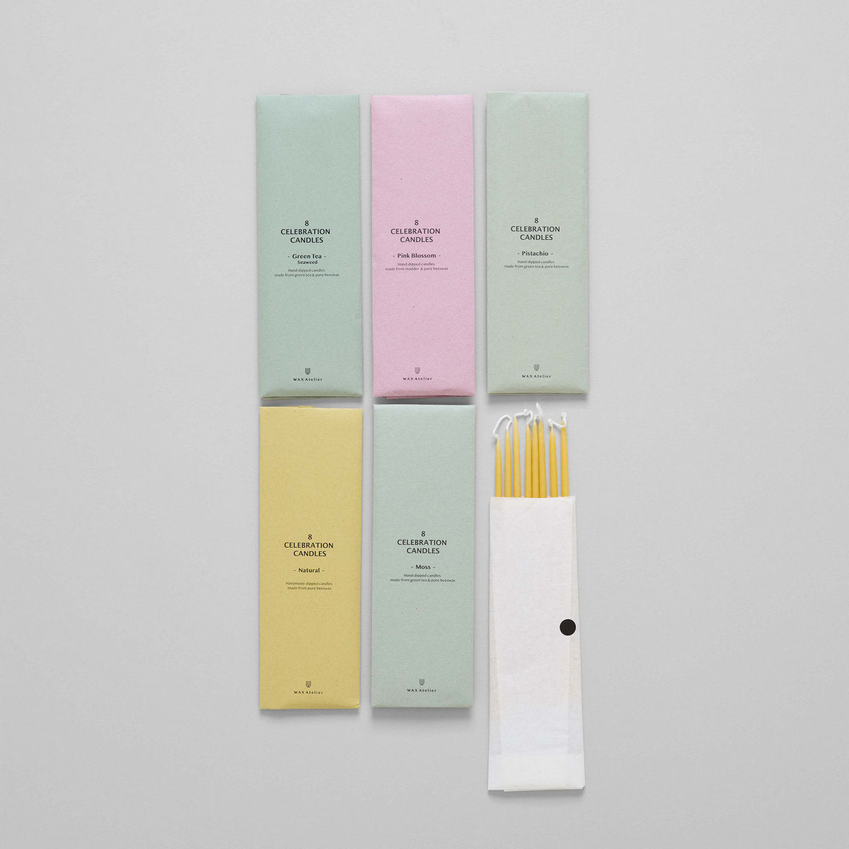 Beeswax Celebration Candles, Set of 8 - Bloomist