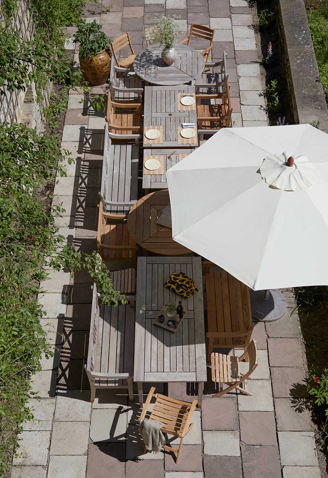 stylish outdoor table
