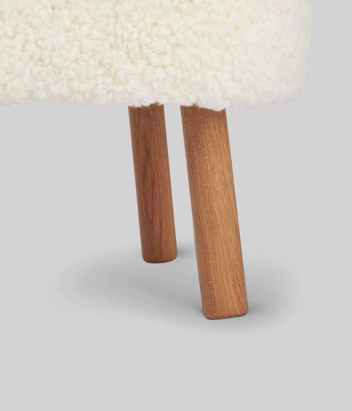 Emil dining chair ivory oak foot