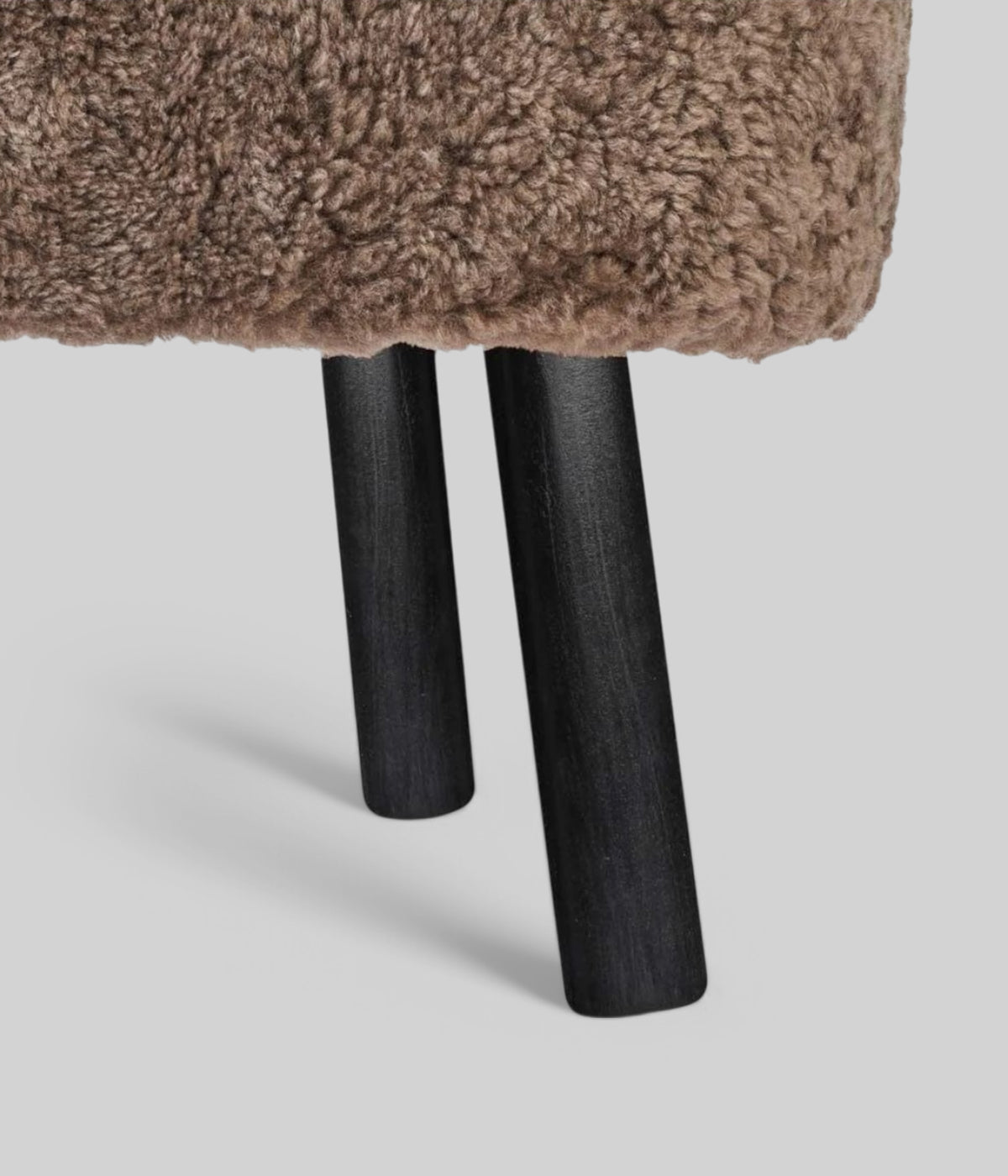 taupe Emil dining chair black