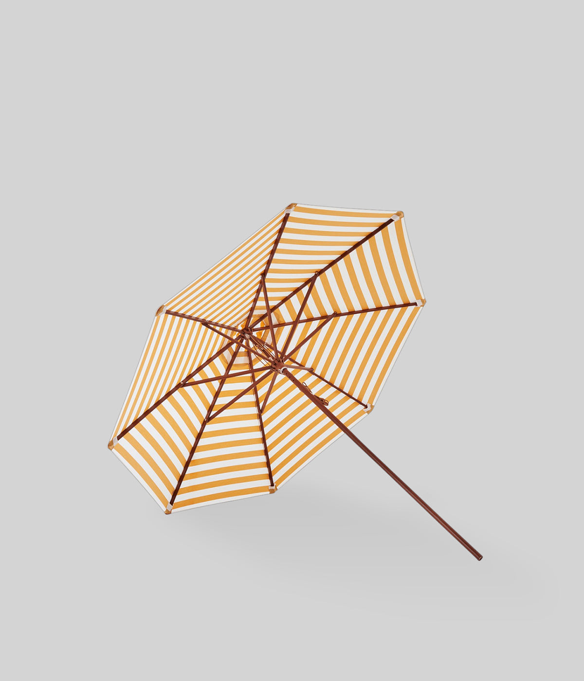 durable umbrella lemon stripes