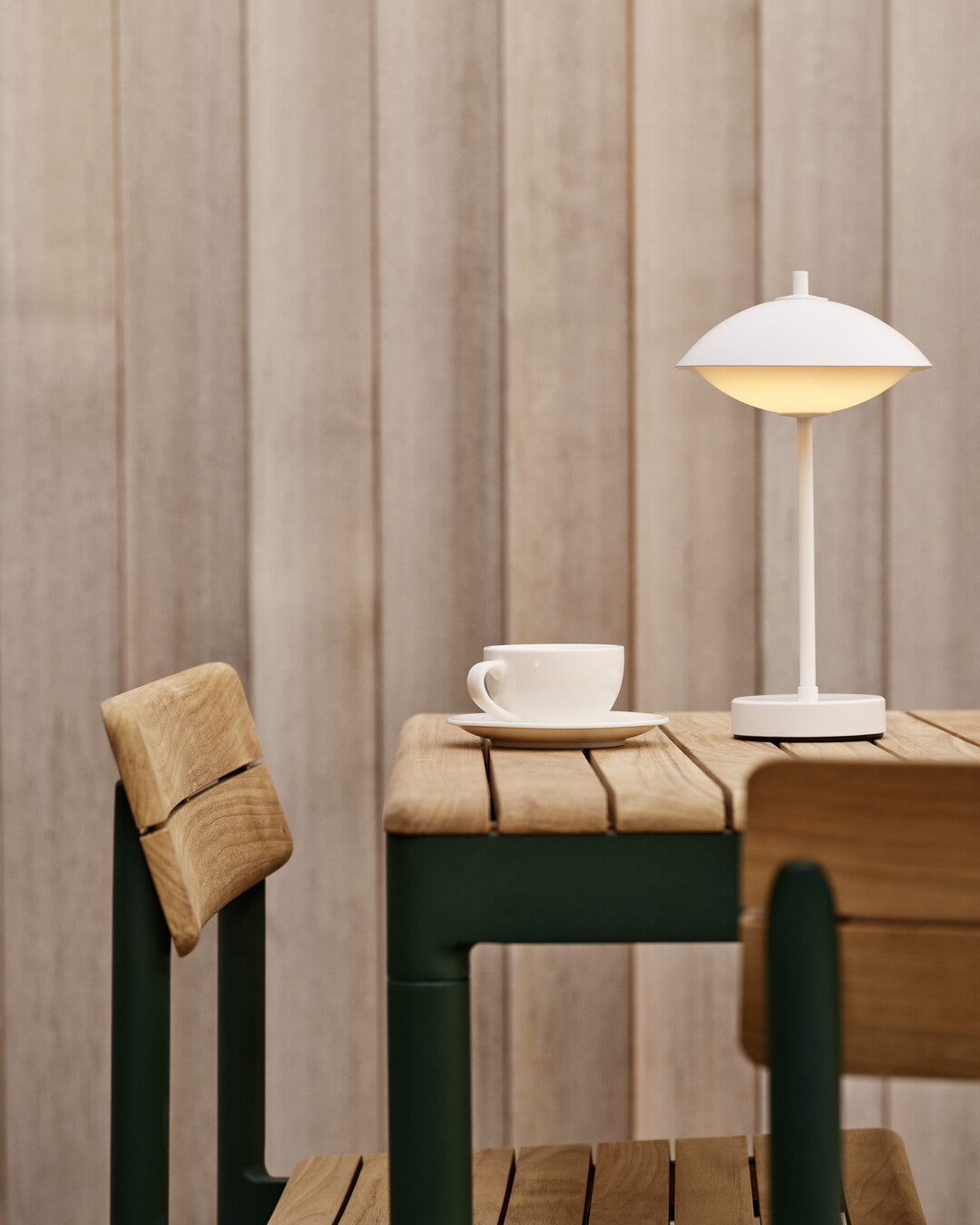 Durable teak wood dining chair
