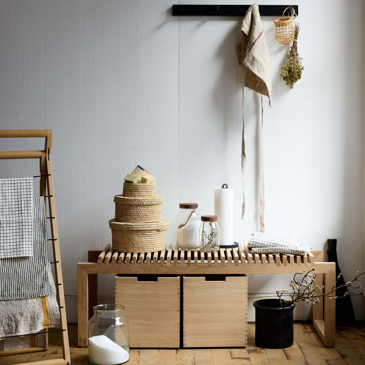 Antique Hemp Apron - Bloomist