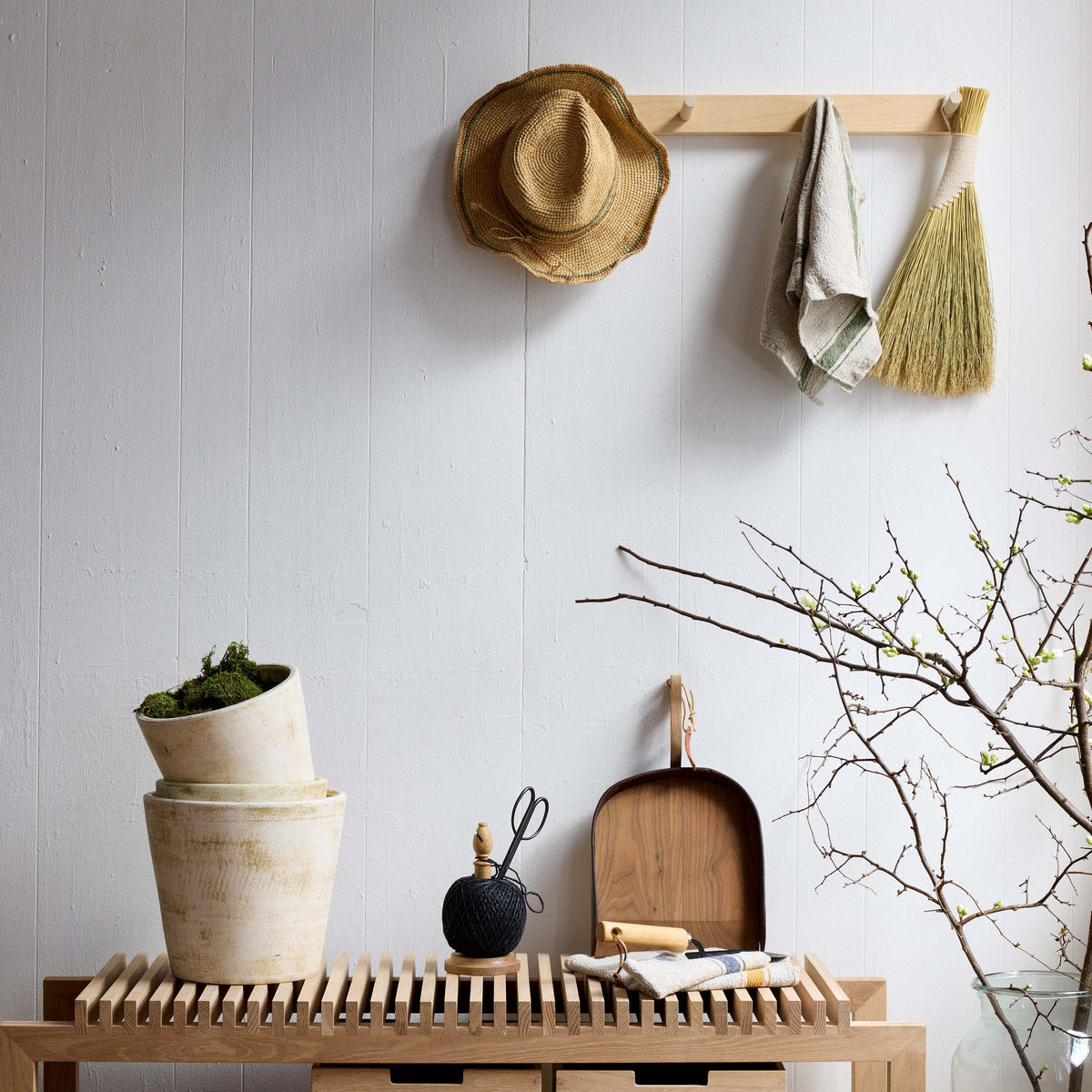 Vintage Stripe Linen Tea Towel - Bloomist