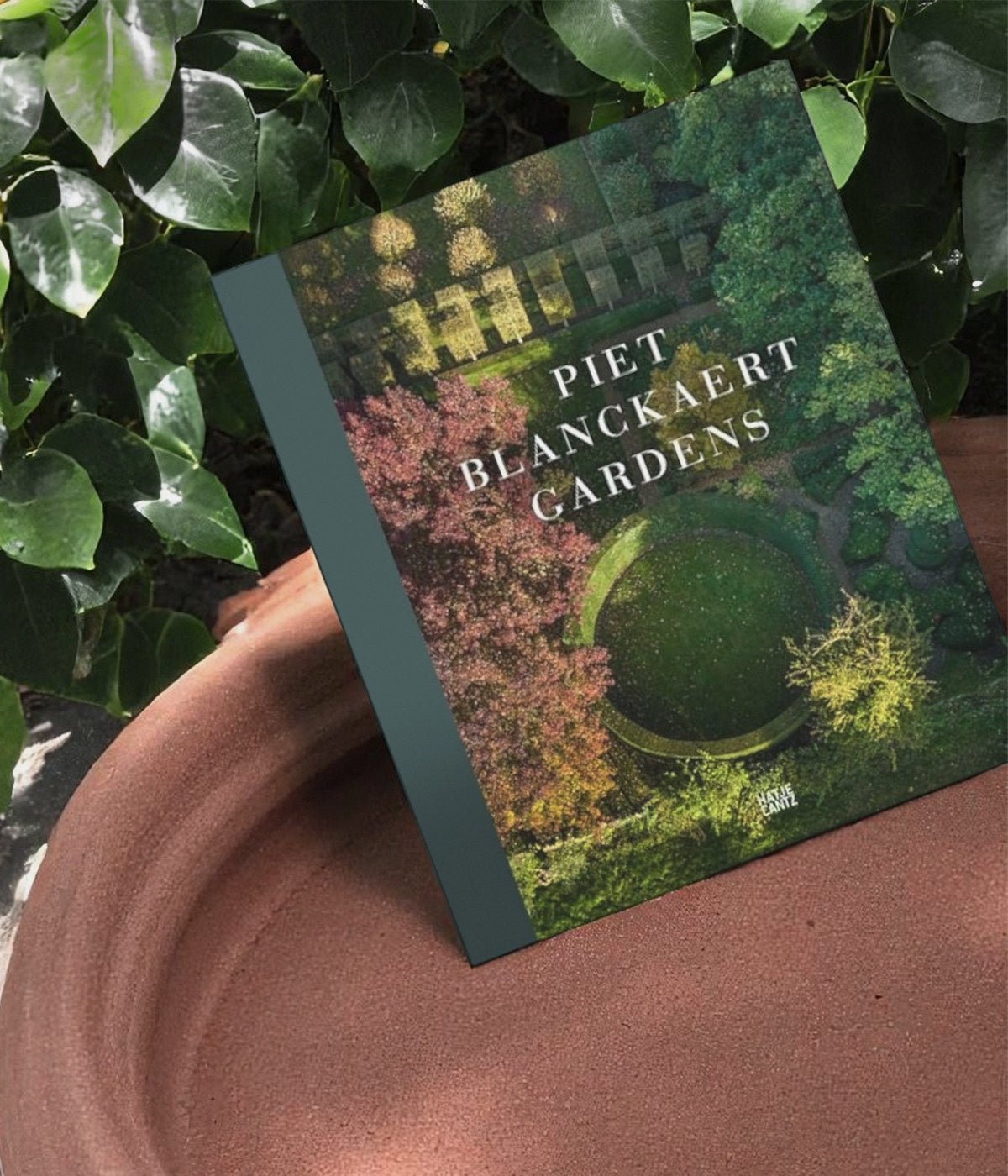 Hardcover coffee table book on English garden plant design