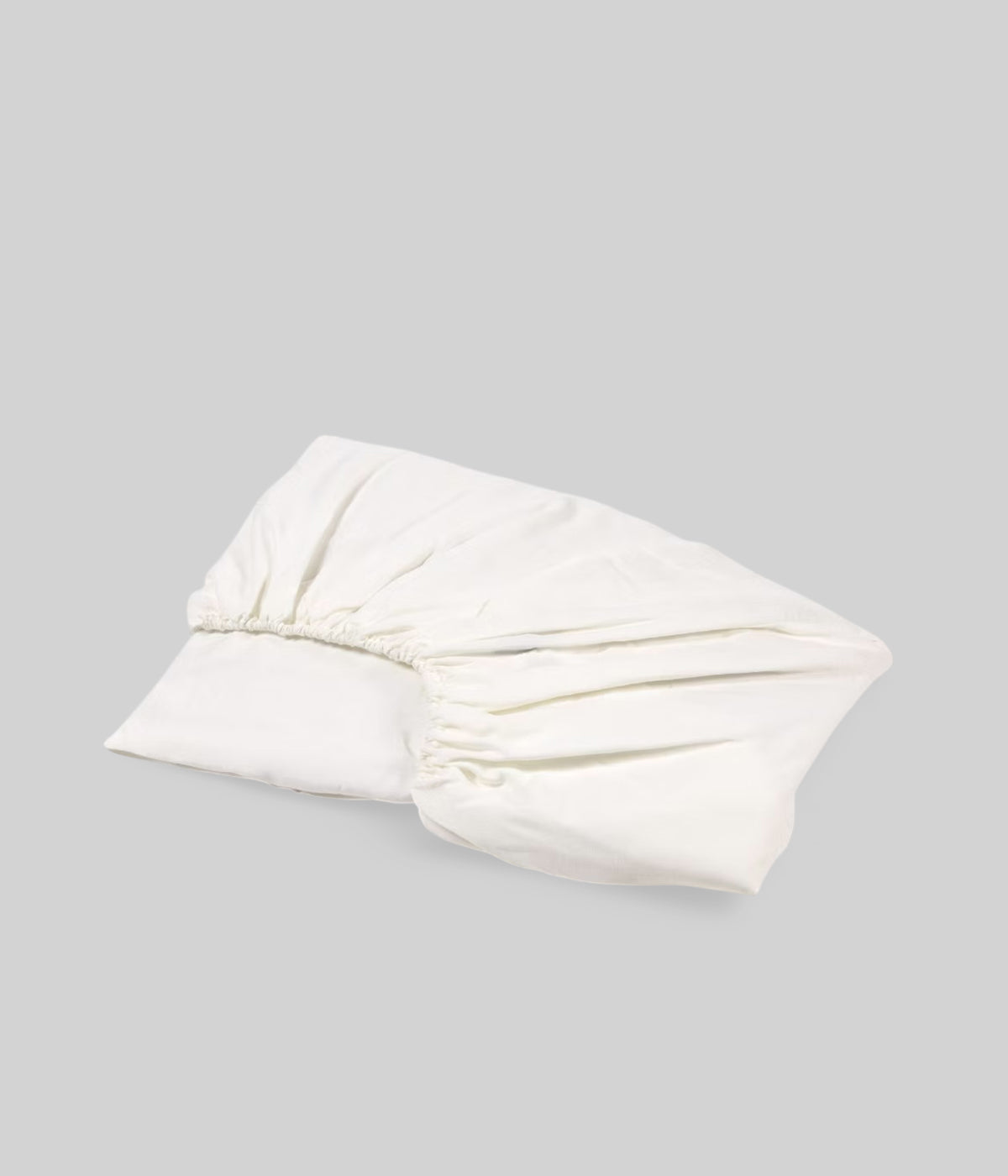 Linen fitted sheet queen woven in Belgium from GOTS-certified organic linen
