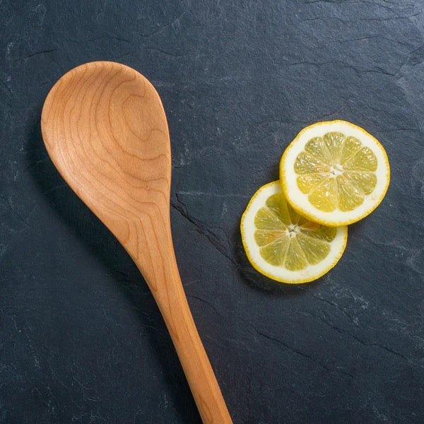 Wooden spoon for cooking made from black cherry wood