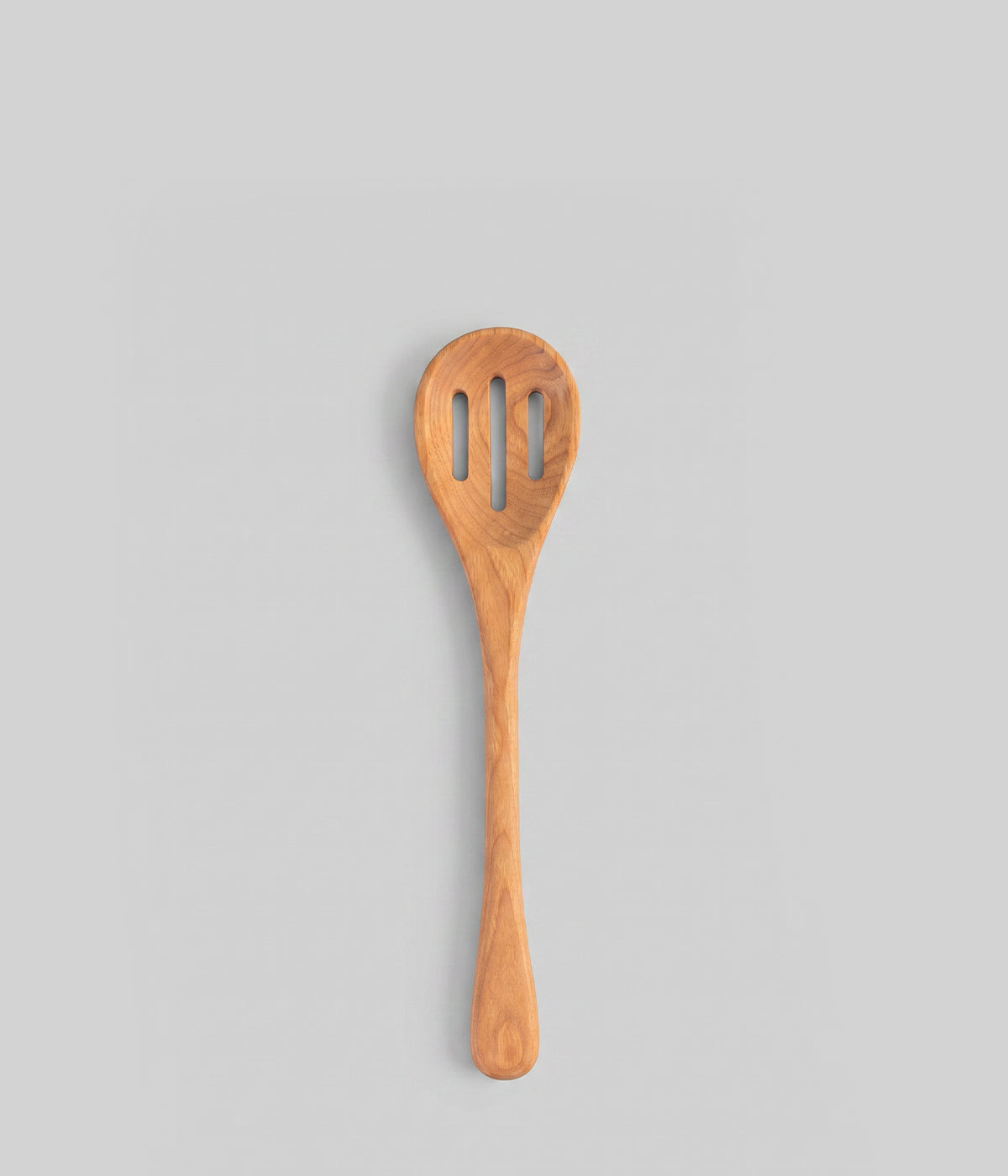 Wooden slotted spoon crafted by skilled artisans at a Lancaster, PA workshop