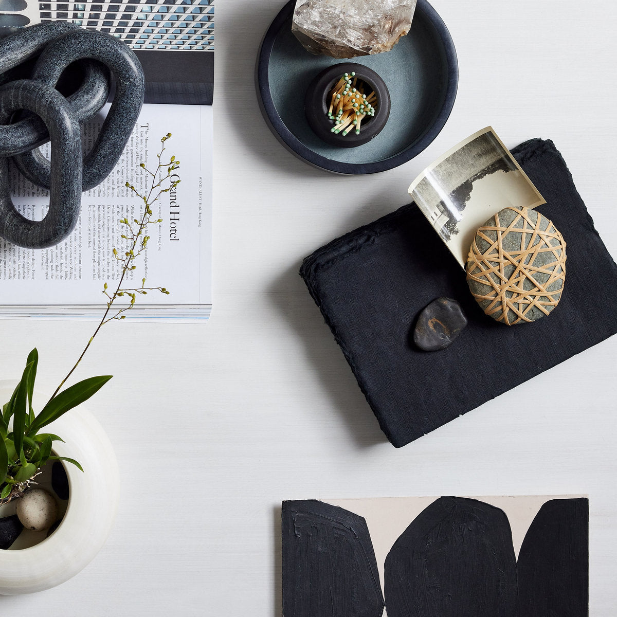 Bamboo Wrapped Rock - Bloomist