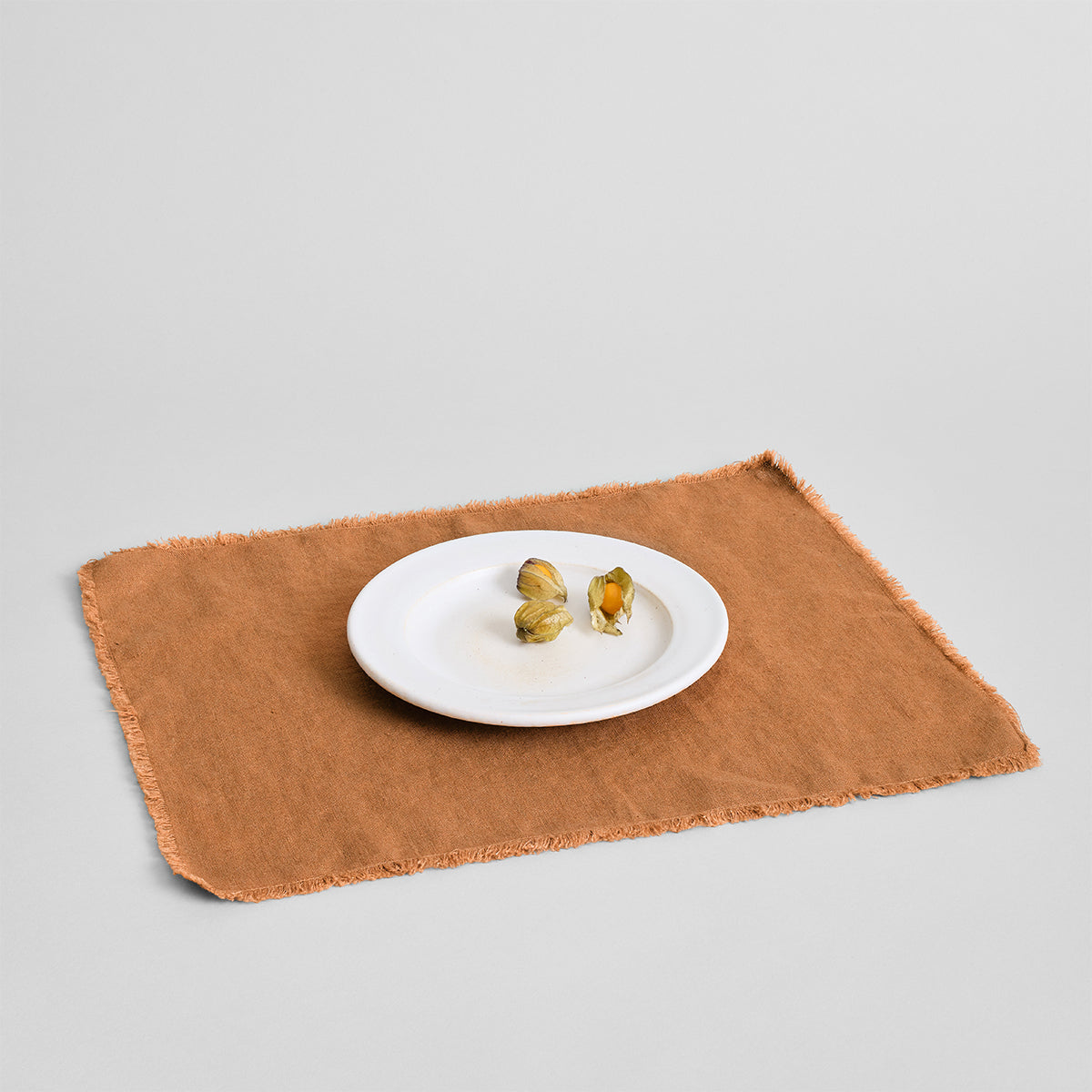 Fringed Linen Placemat