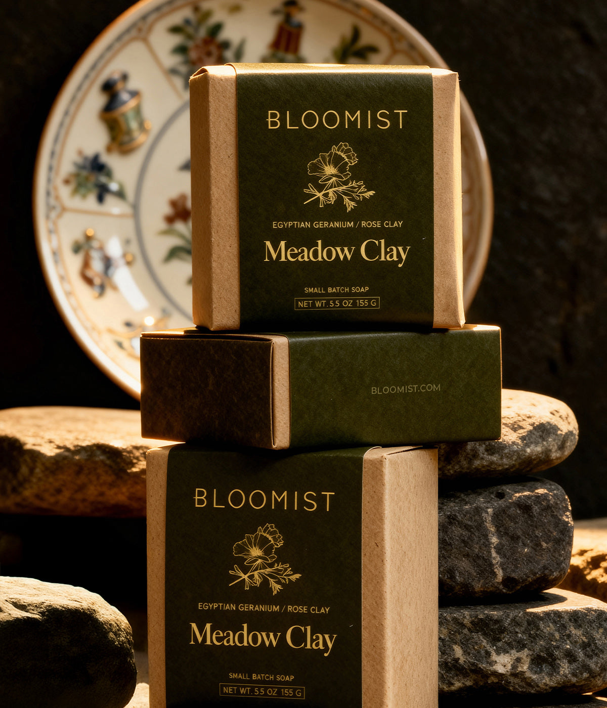 Vegan Bar Soap with Egyptian rose geranium, grapefruit, and lavender