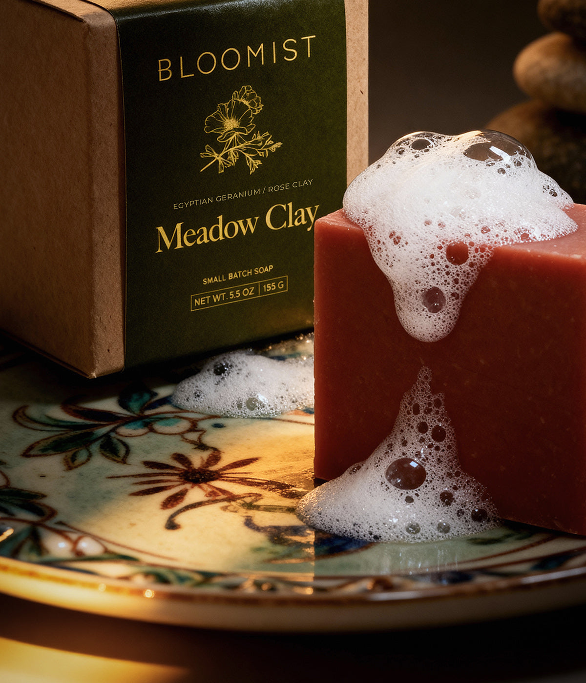 Essential Oil Bar Soap ormulated to soothe reactive or sensitive skin with gentle botanicals