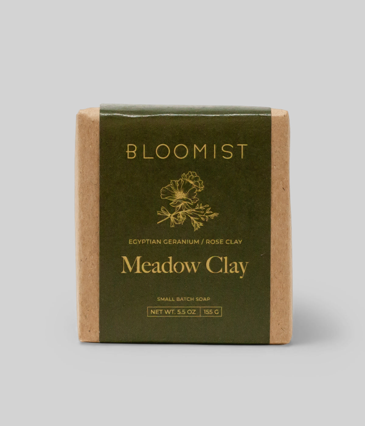 Rose Geranium Soap made with rose clay, colloidal oatmeal, lavender buds, and organic plant oils