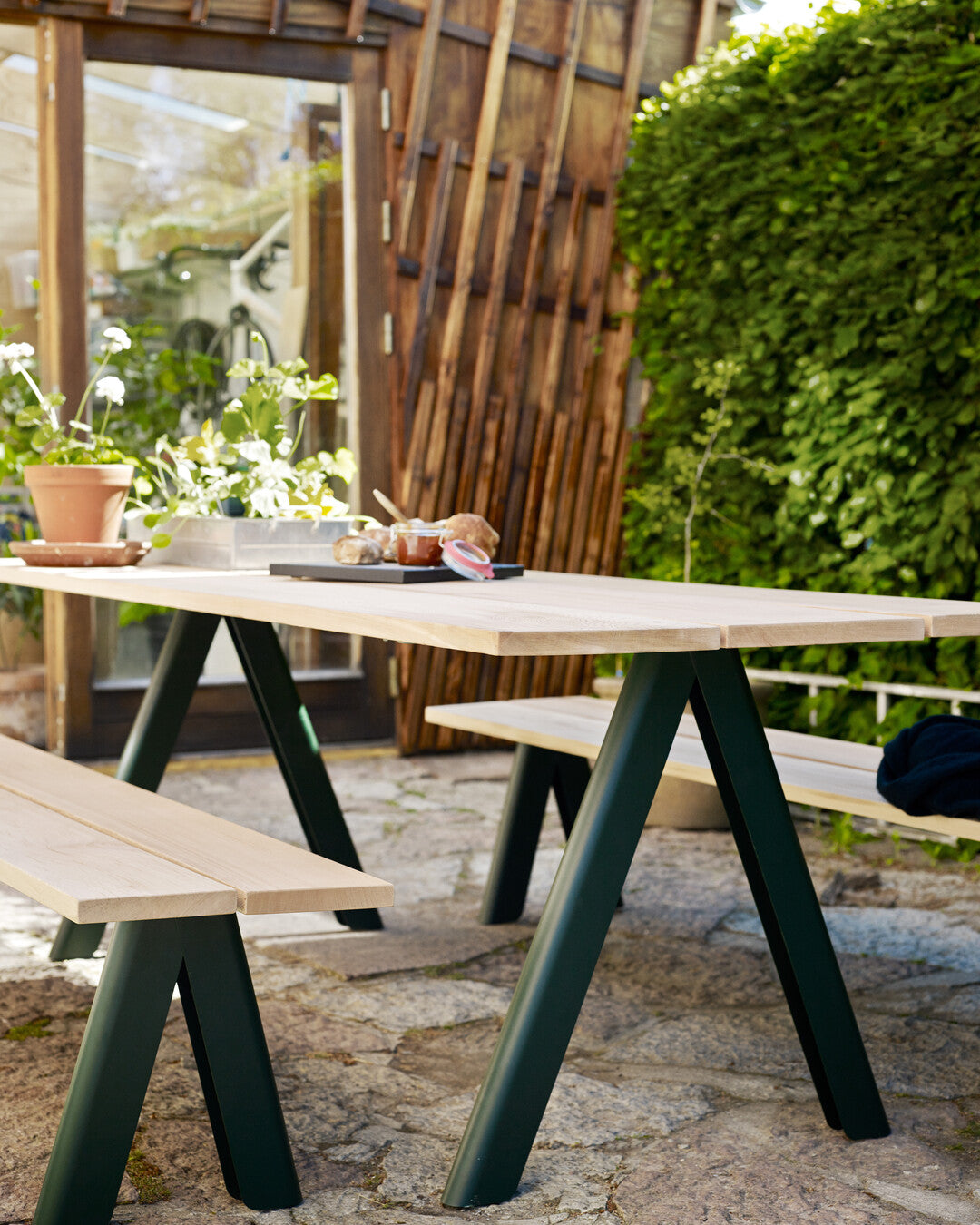versatile teak dining table