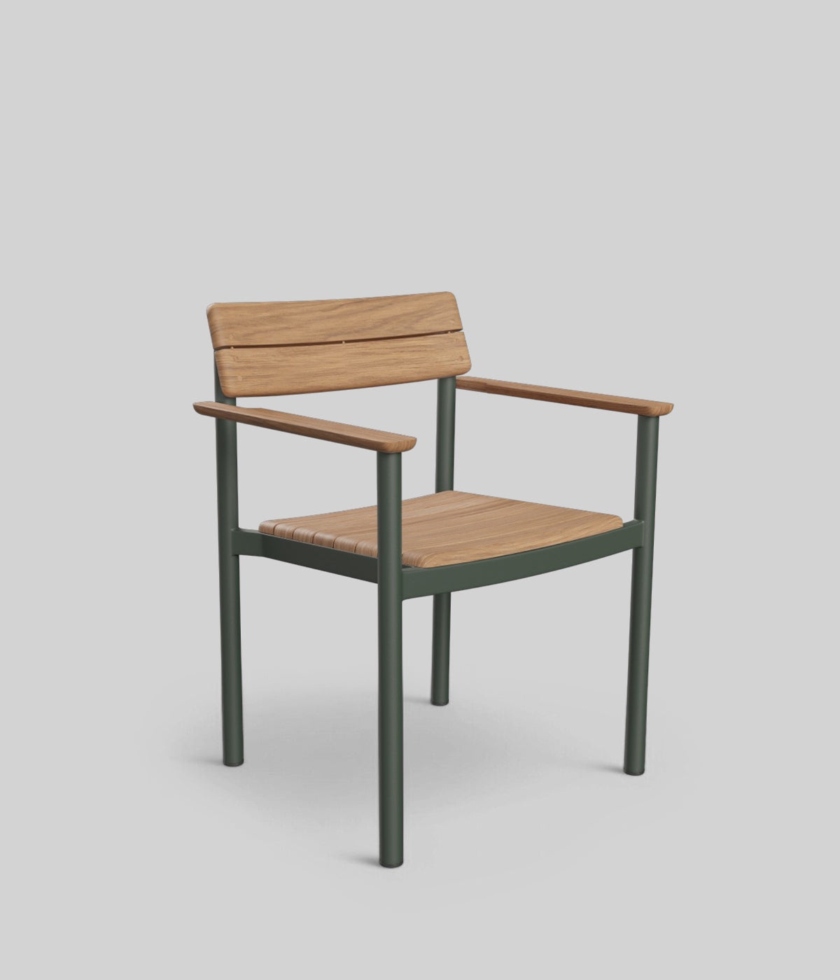 Solid teak wood outdoor chair
