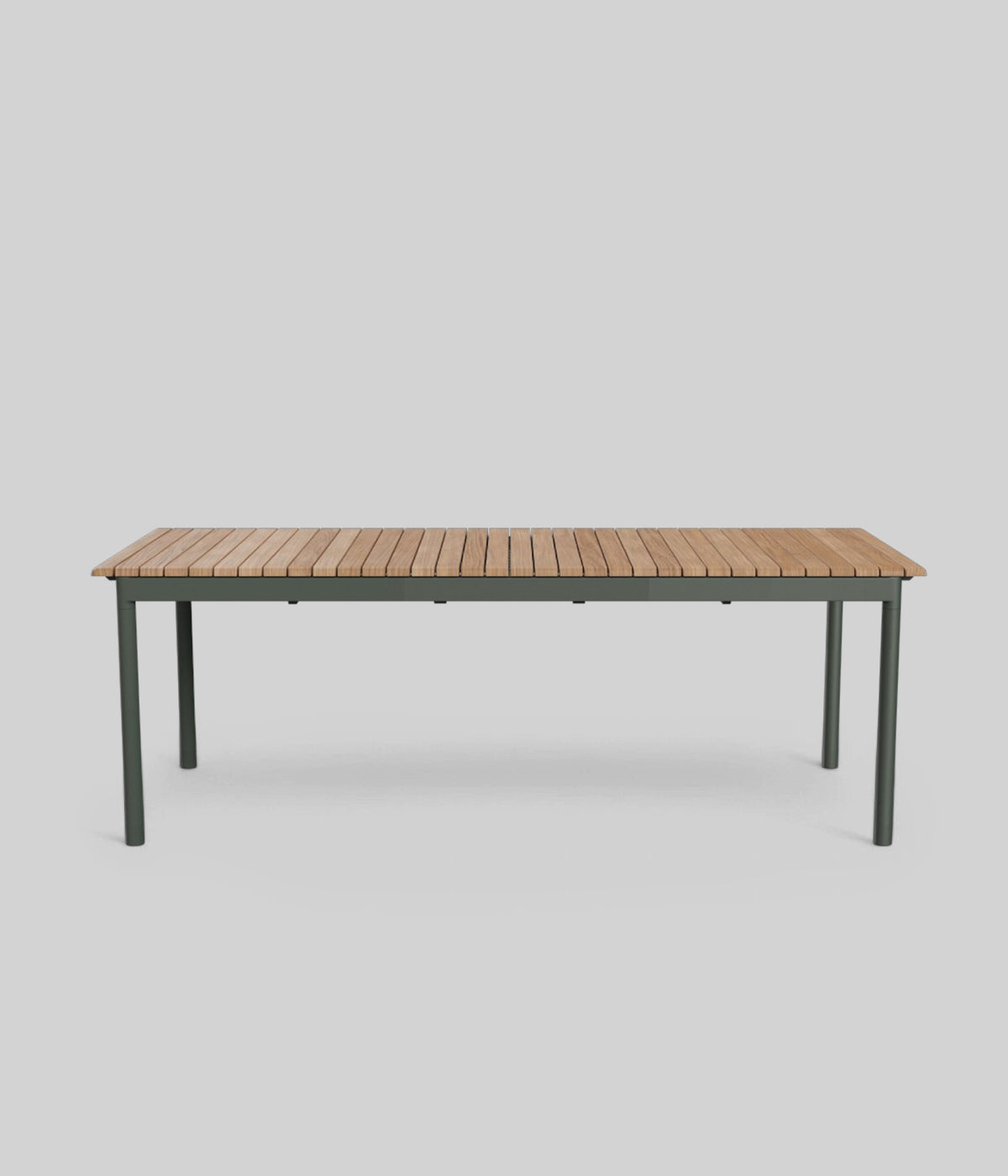 green Solid teak wood patio table
