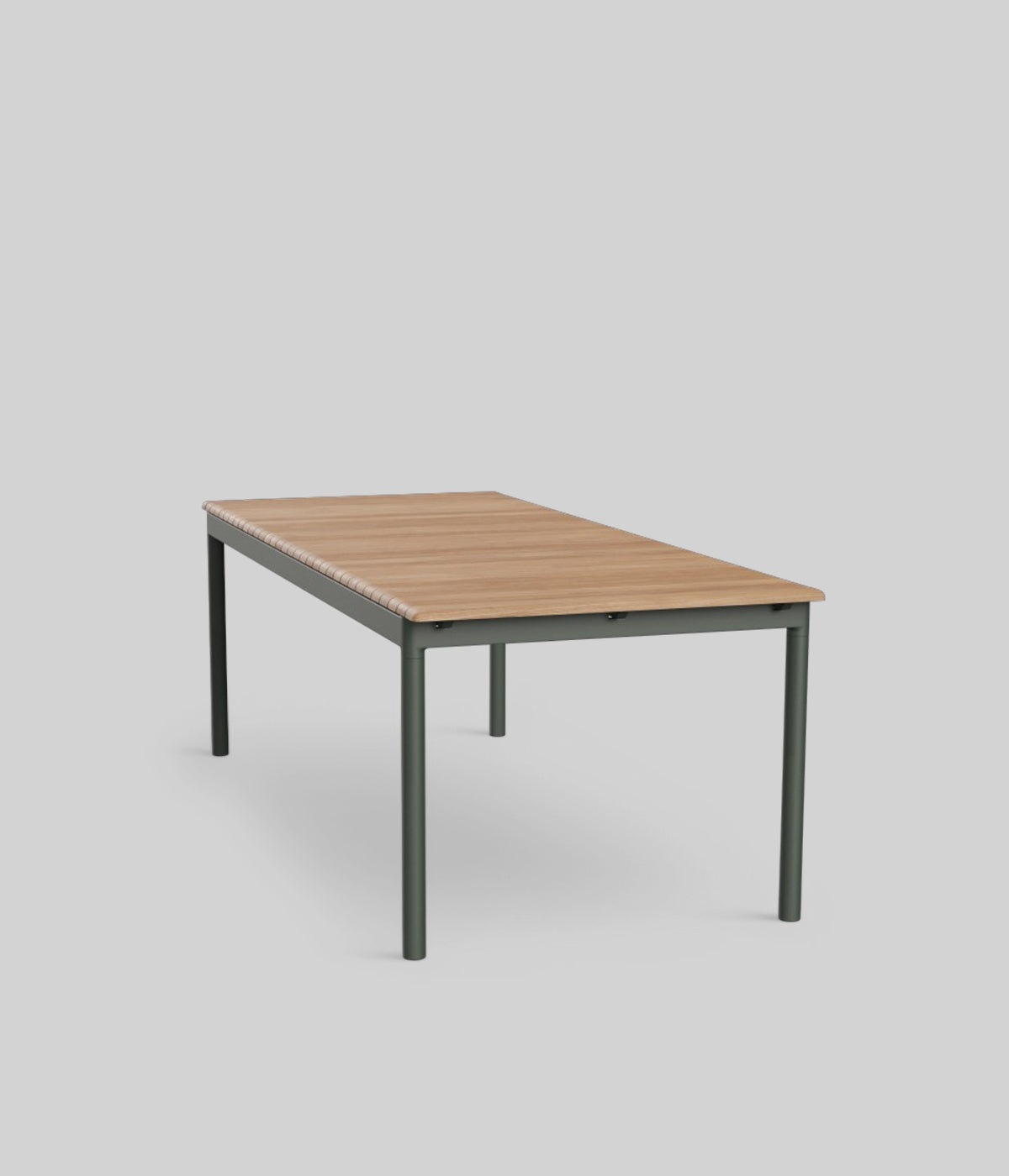 Minimalist teak wood outdoor table

