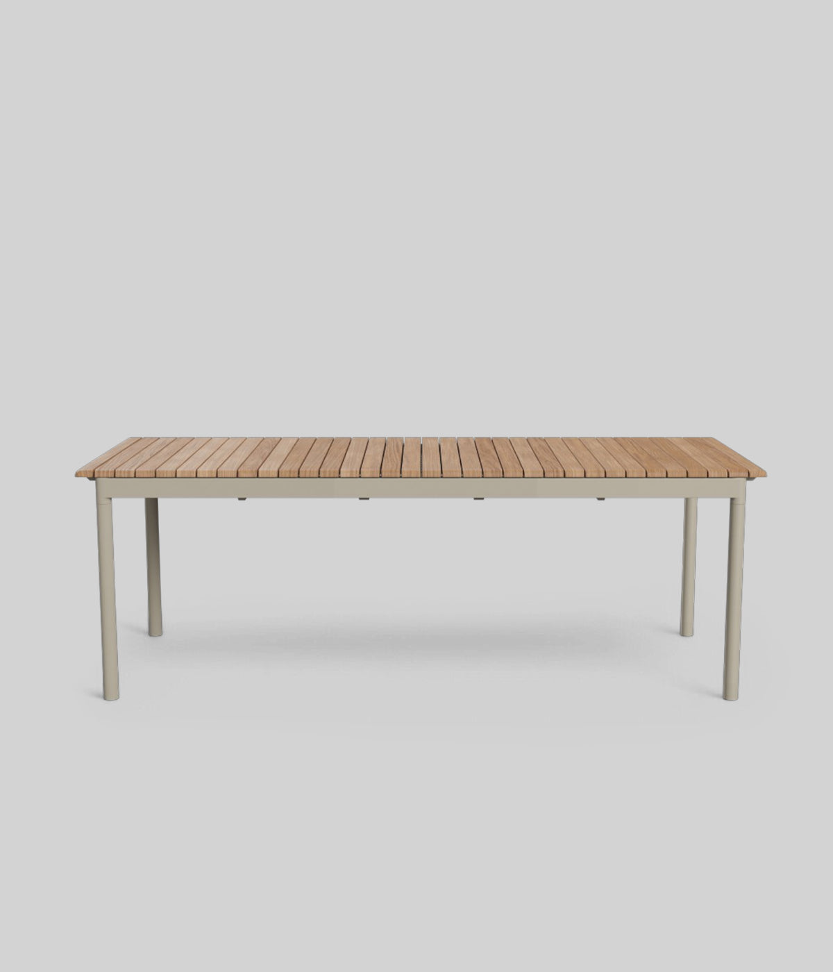 Teak outdoor dining table