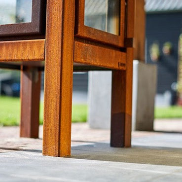 compact wood burner outdoor