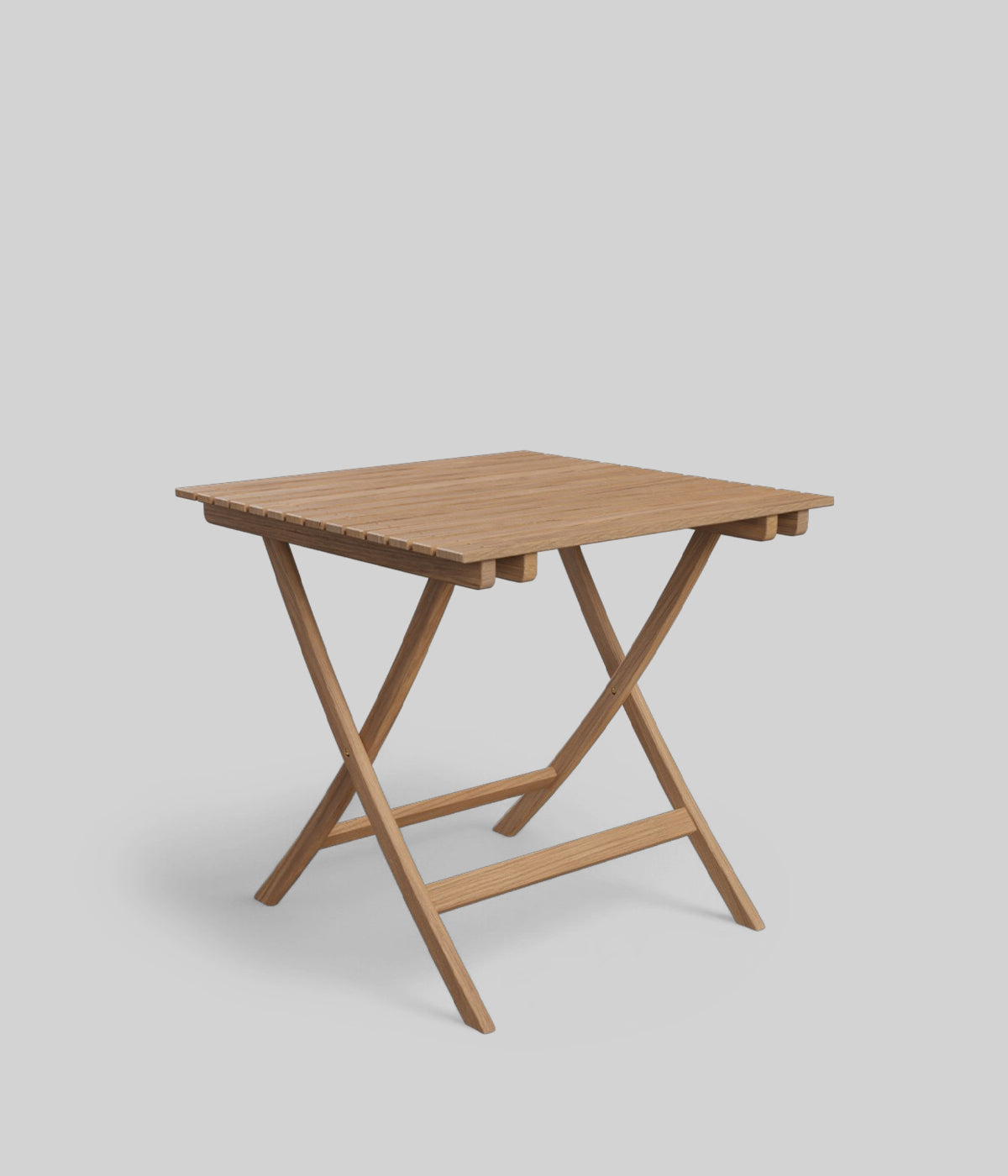 Folding outdoor dining table